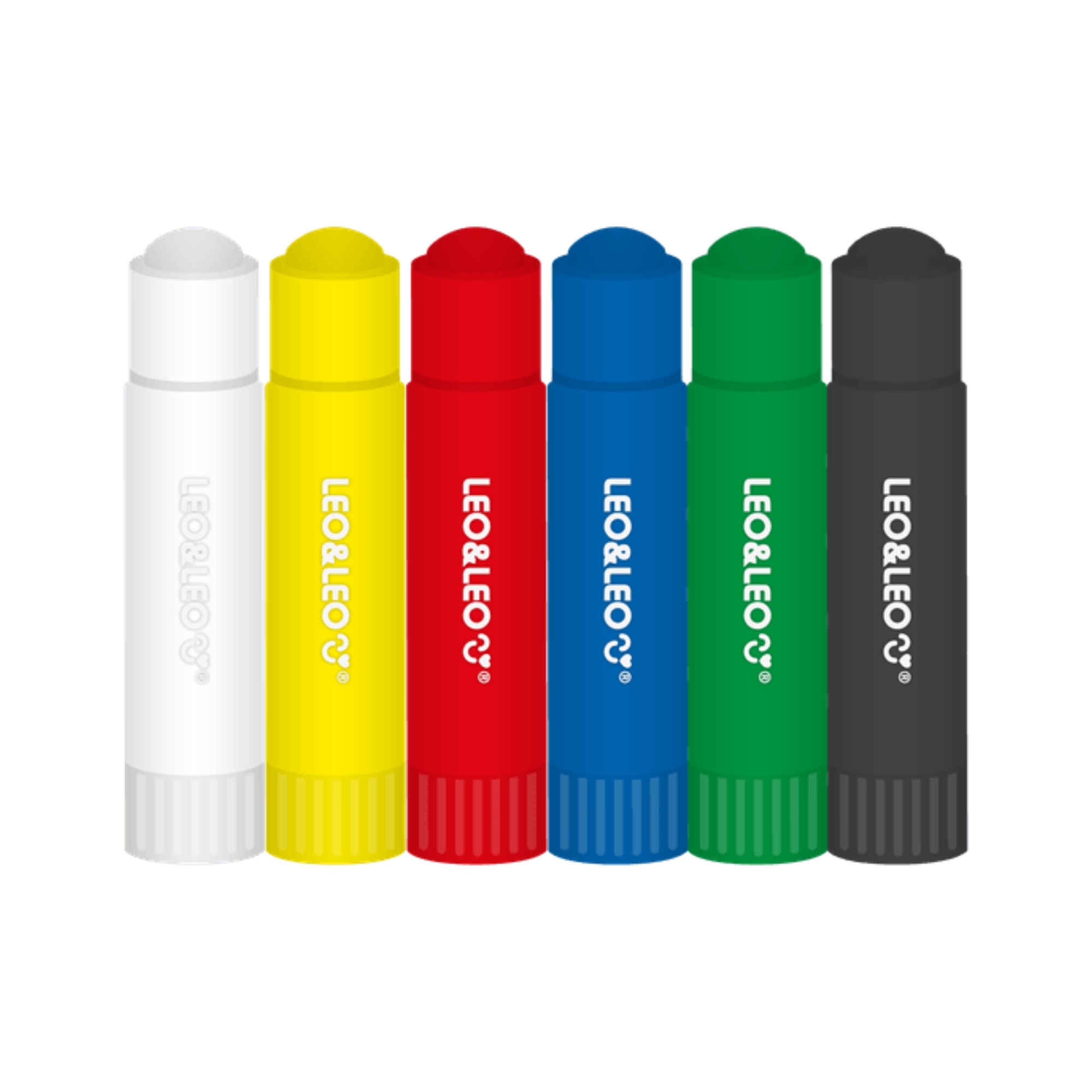 COMP Kit Avental Infantil Impermeável com Bolso Fini + Guache em Bastão Caixa C/ 6 Cores