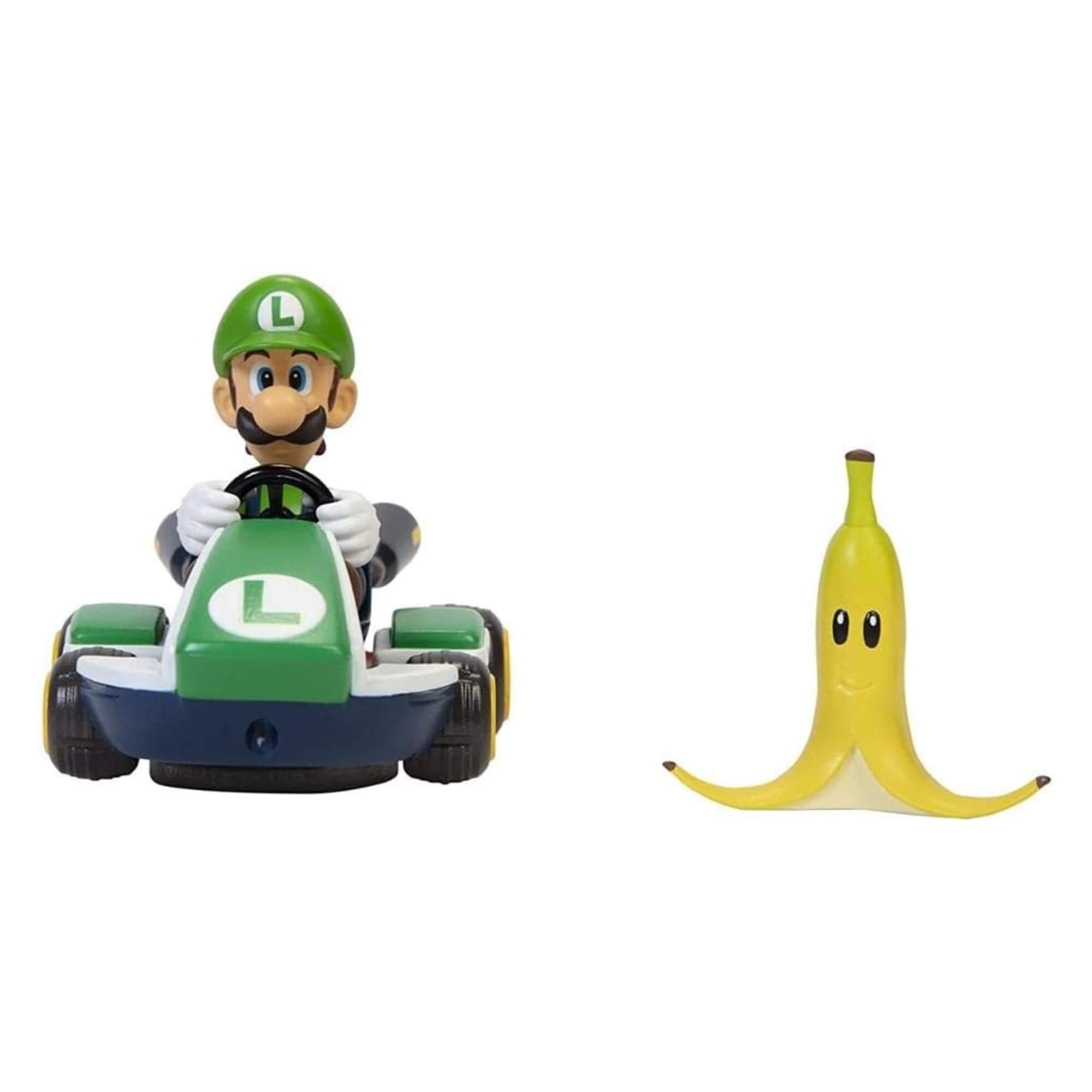 COMP Kit Mario Bross com Acessório 12,7 cm + Carrinho Kart Mario OU Luigi Sortido e Unitário