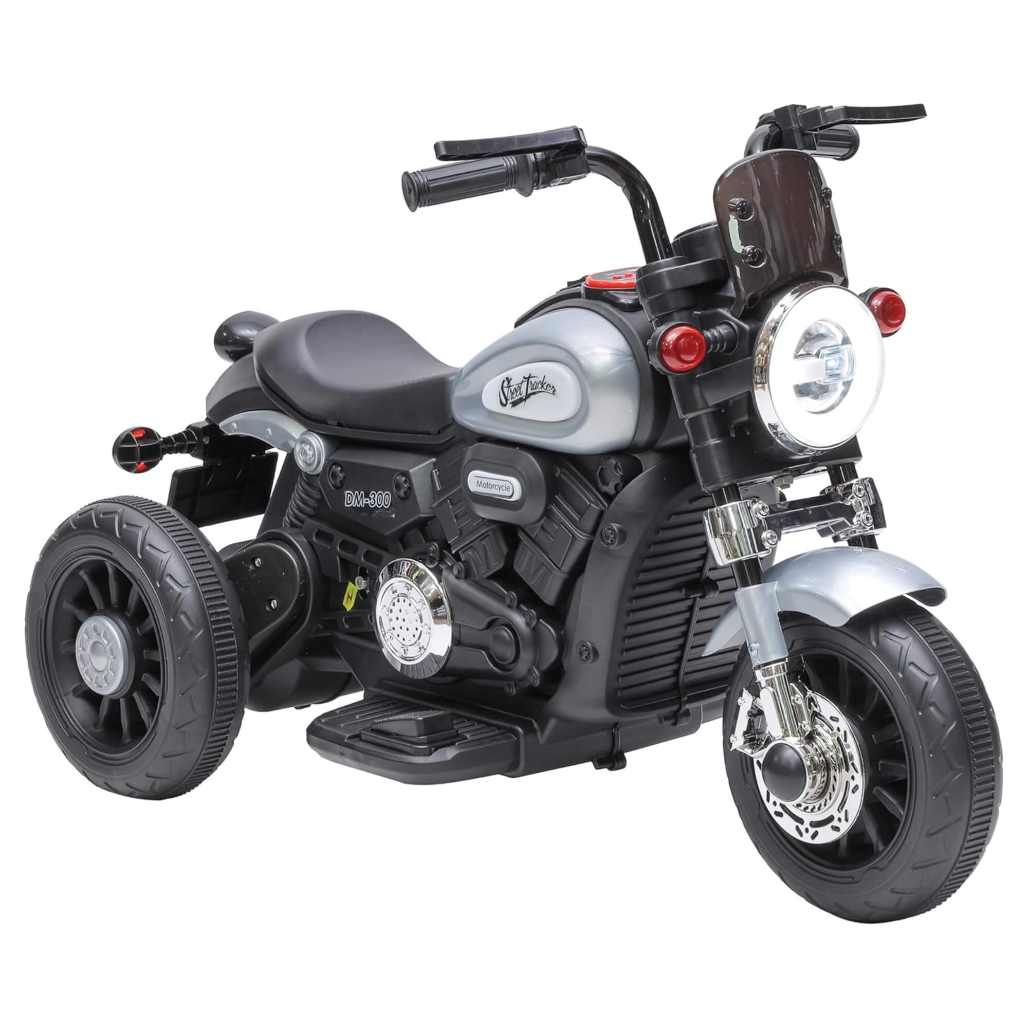 Moto Elétrica Infantil Prata Mini Halei 6V Zippy Toys - 10546