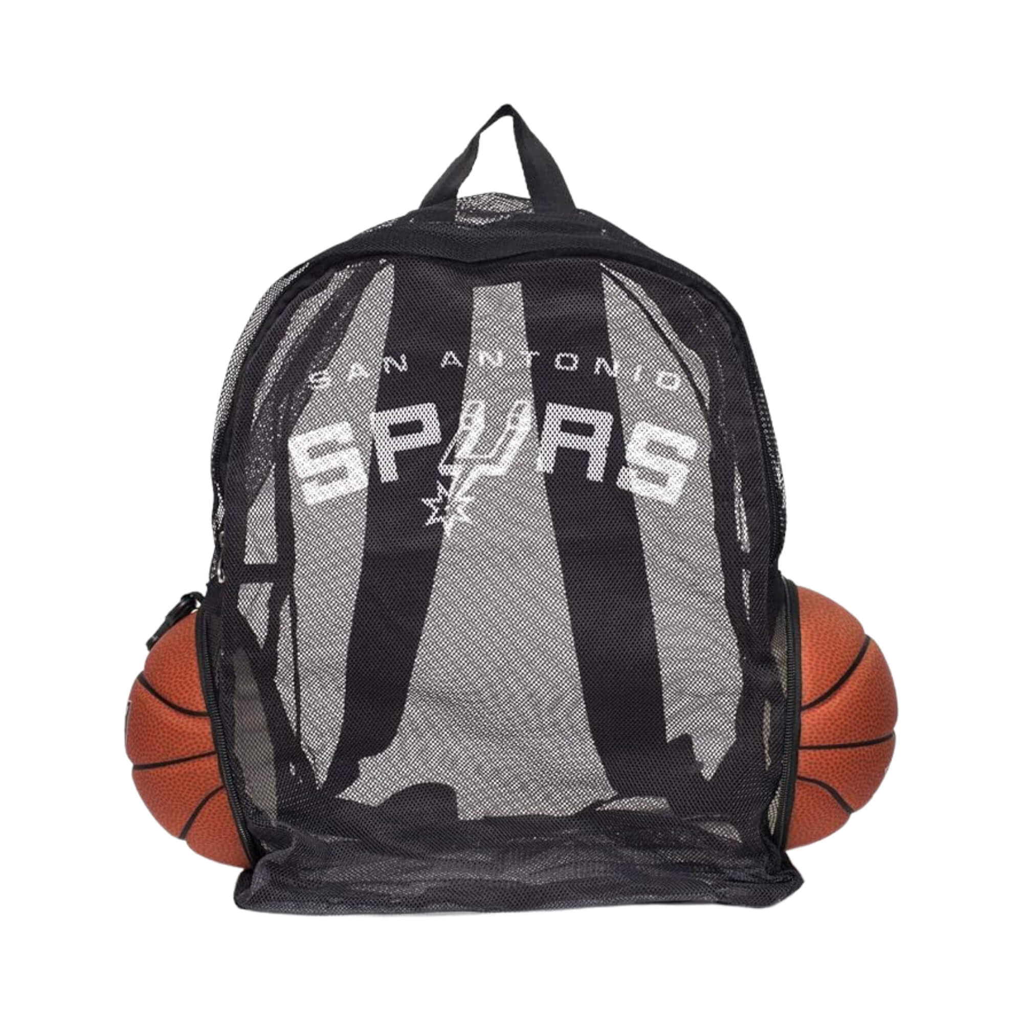 VAR Mochila Infantil Times de Basquete - Futebol e Magia Times:San Antonio Spurs - Transparente