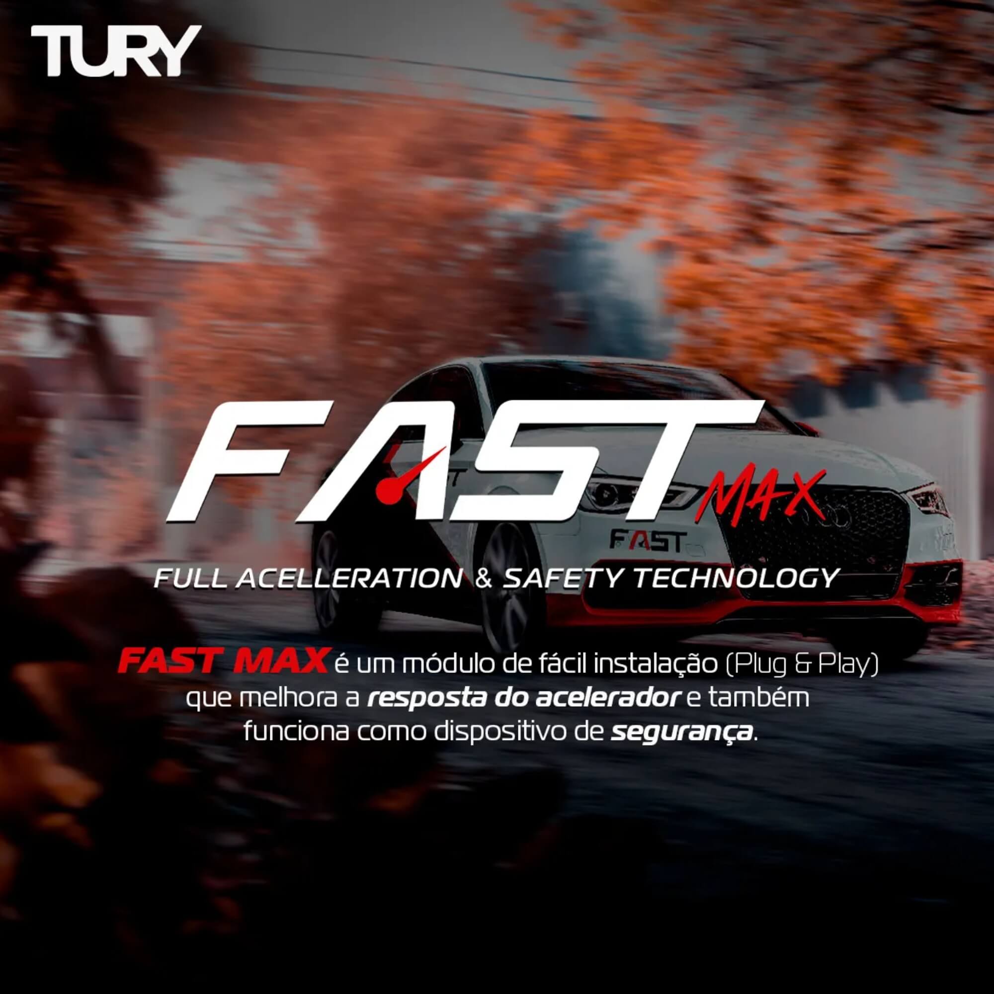 Módulo Acelerador Pedal FAST Bluetooth 5.2 c/ App compatível c/ C4/C5/ DS5 Tury - FAST MAX 5.0 AP