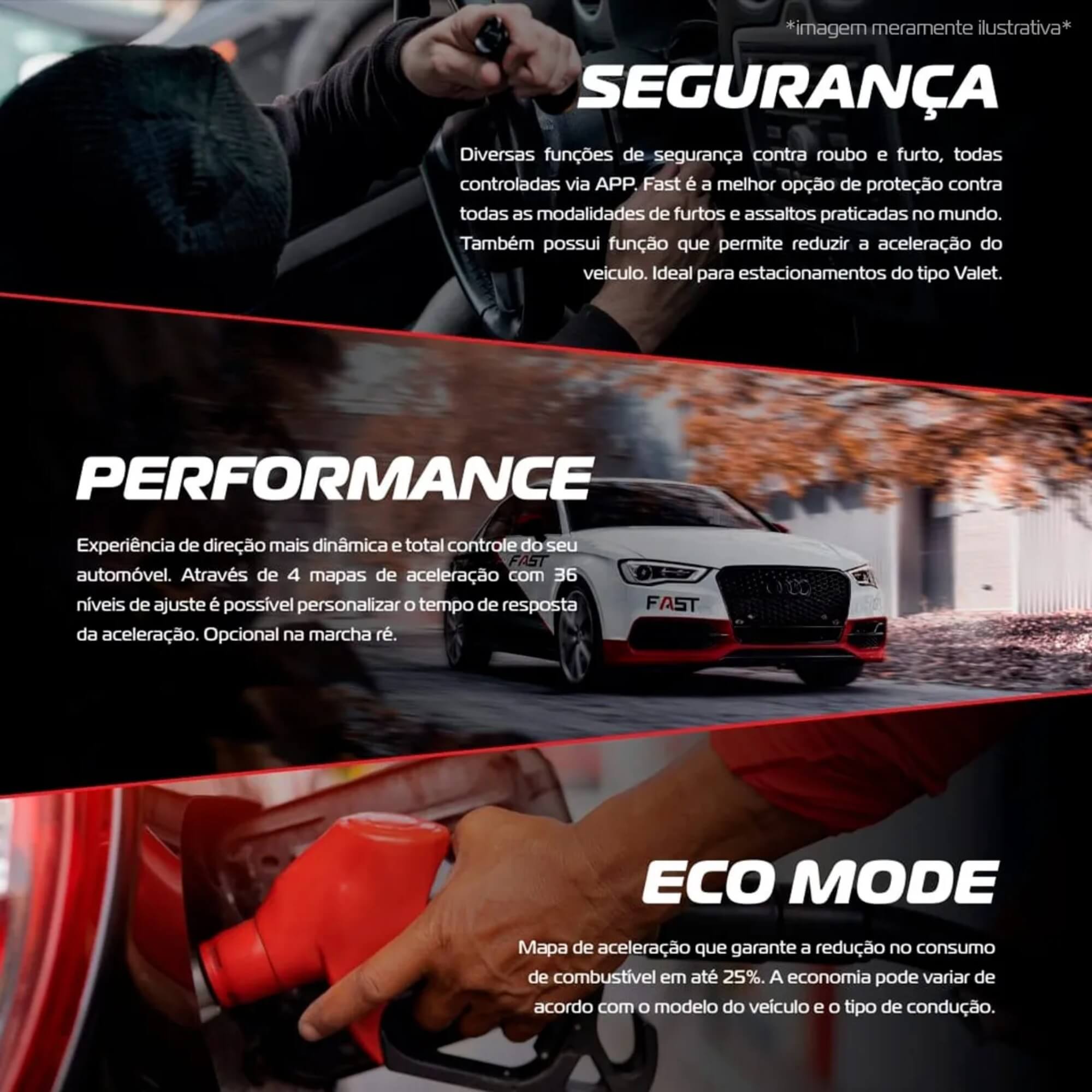 Módulo Acelerador Pedal FAST Bluetooth 5.2 c/ App compatível c/ C4/C5/ DS5 Tury - FAST MAX 5.0 AP