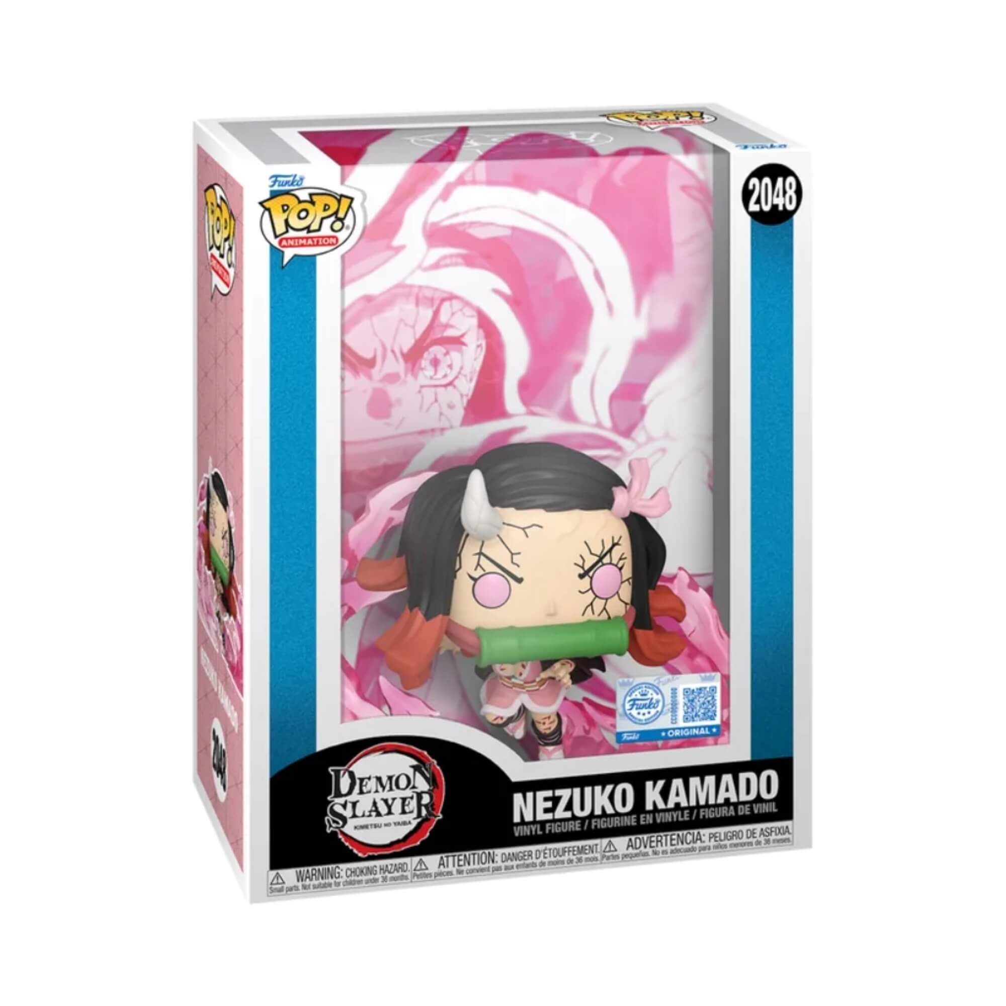 Boneco Funko Pop! Poster Demon Slayer - Nezuko (Explosão de Sangue) Candide - 12570