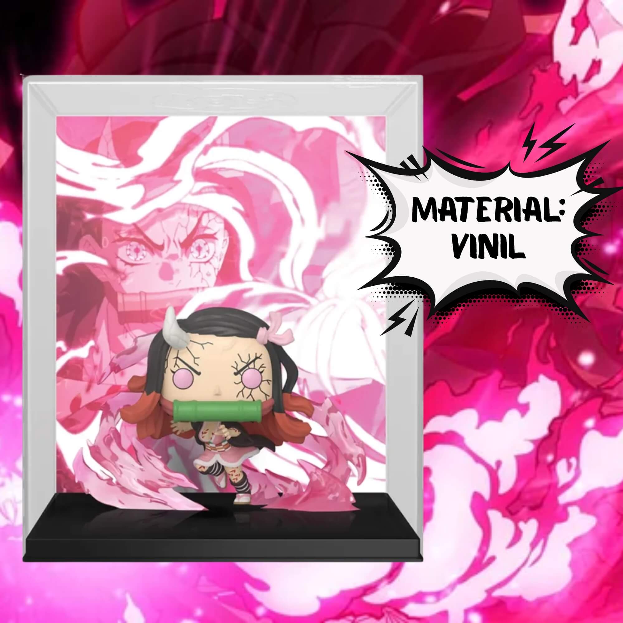 Boneco Funko Pop! Poster Demon Slayer - Nezuko (Explosão de Sangue) Candide - 12570