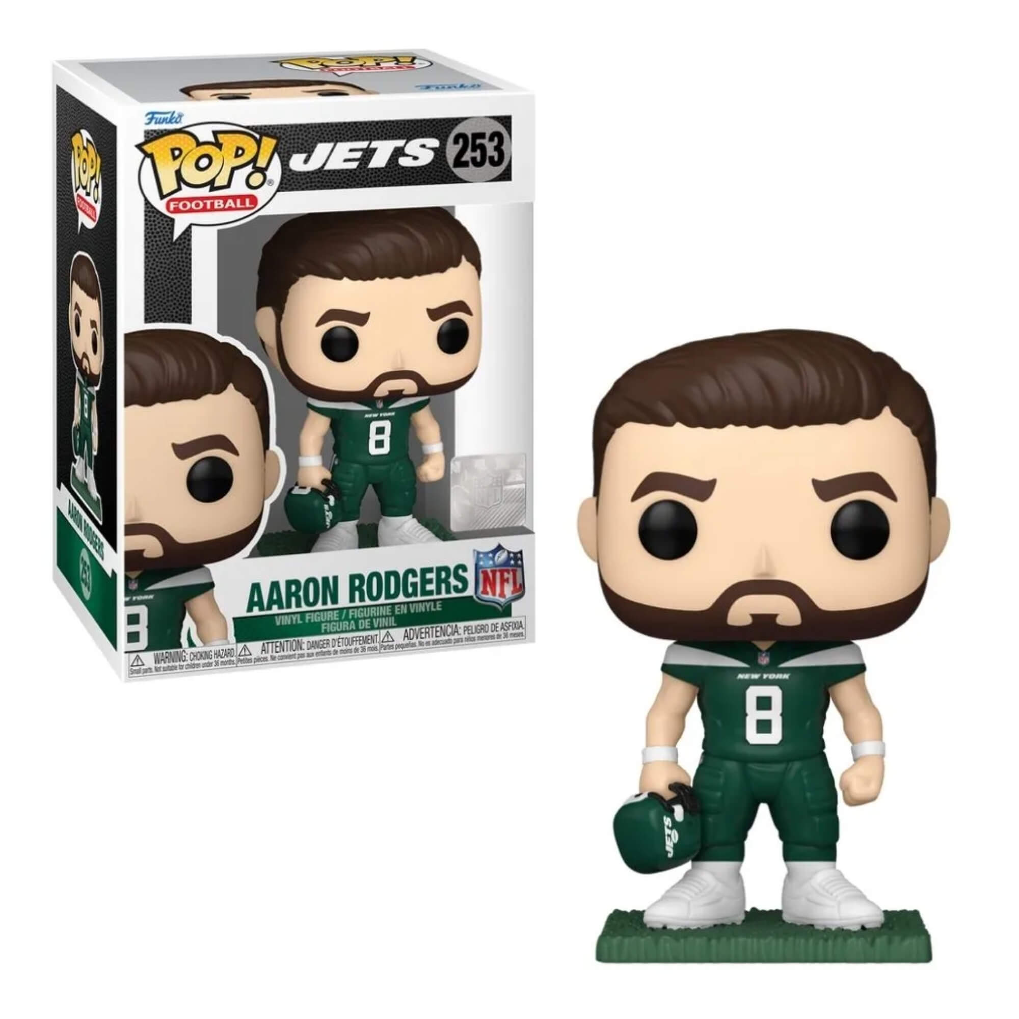 Boneco Funko Pop! NFL Jets - Aaron Rodgers Candide - 11459