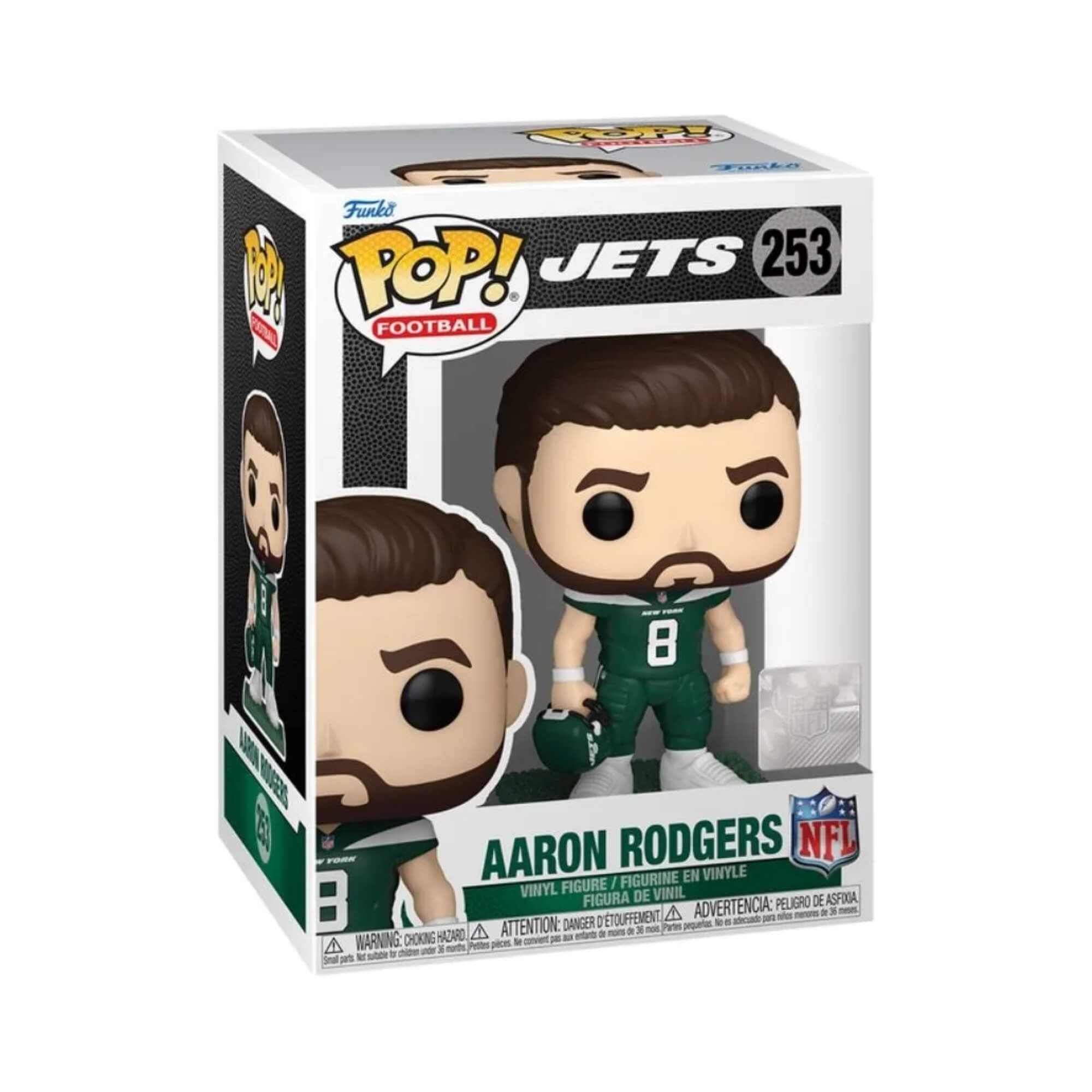 Boneco Funko Pop! NFL Jets - Aaron Rodgers Candide - 11459
