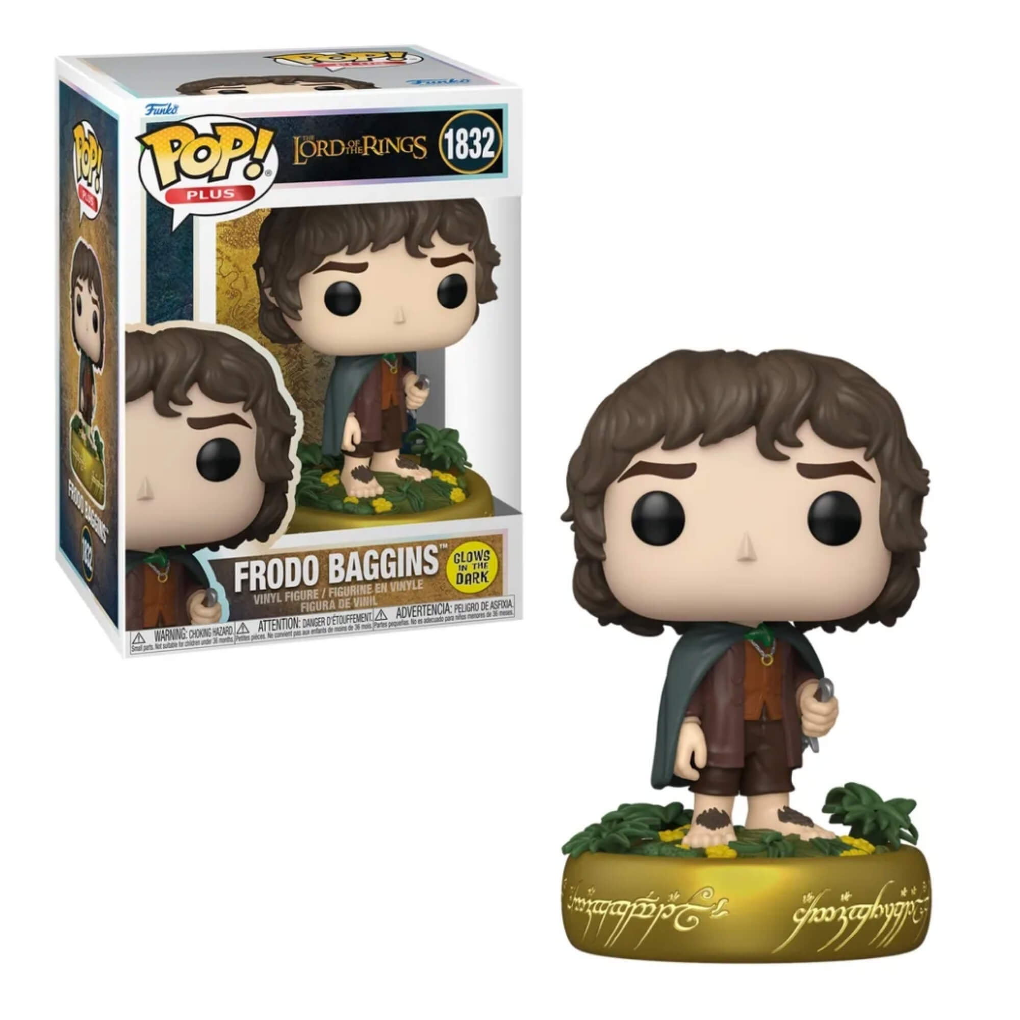 Boneco Funko Pop! Exclusivo O Senhor dos Anéis - Frodo Bolseiro (Glow) Candide - 12617