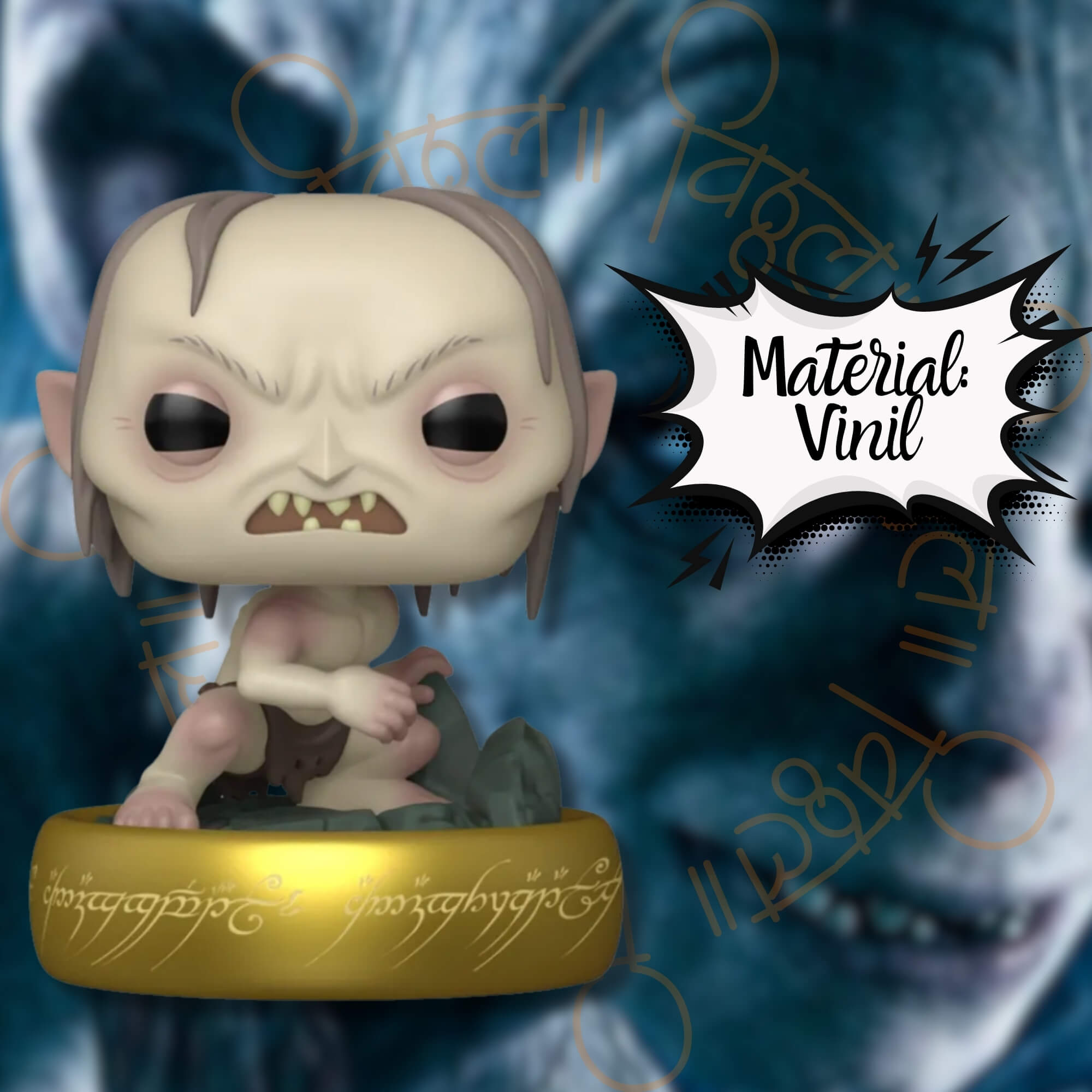 Boneco Funko Pop! Exclusivo O Senhor dos Anéis - Gollum (Glow) Candide - 12618