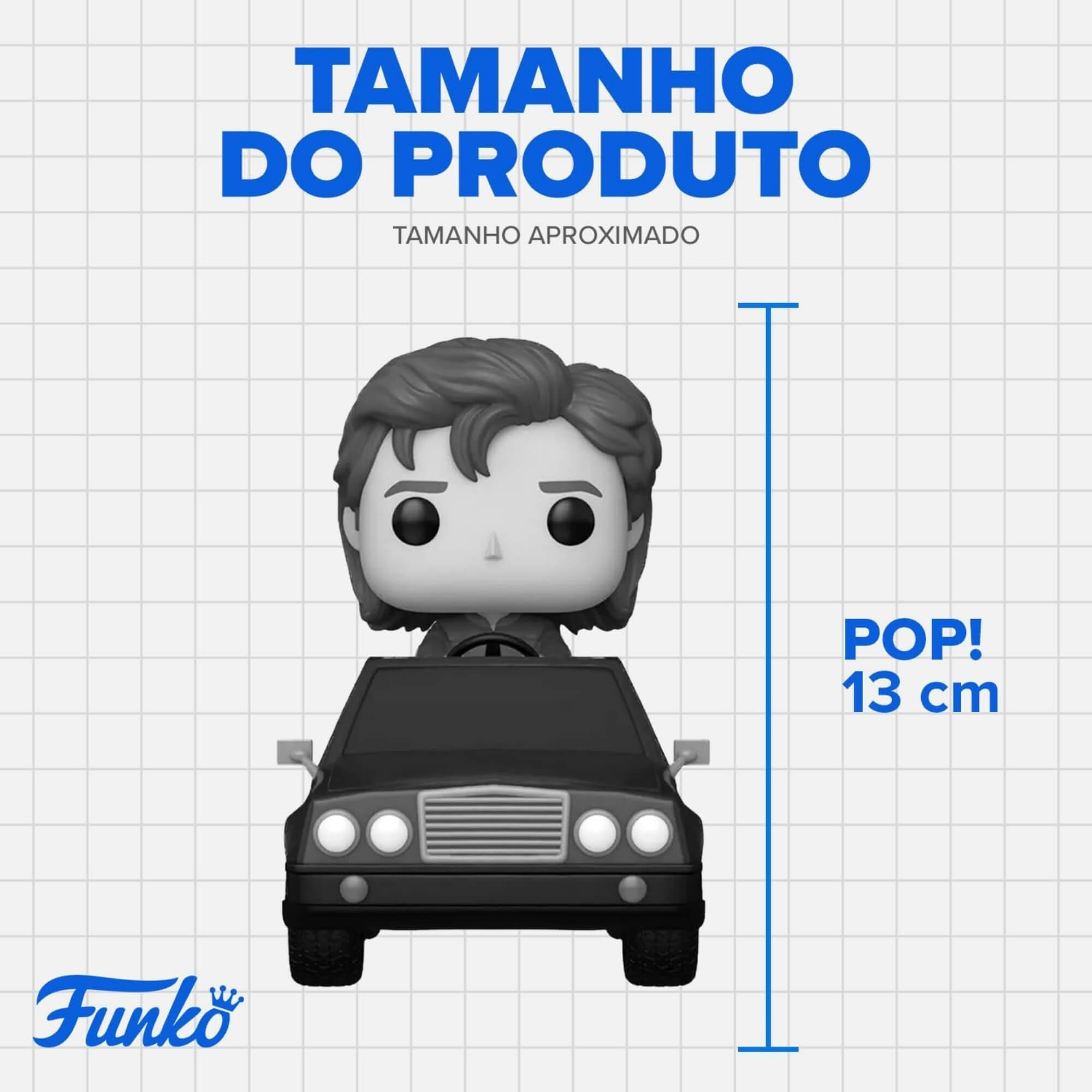 Boneco Colecionável Funko Pop! Rides Stranger Things T5 Steve no Carro Candide - 12464