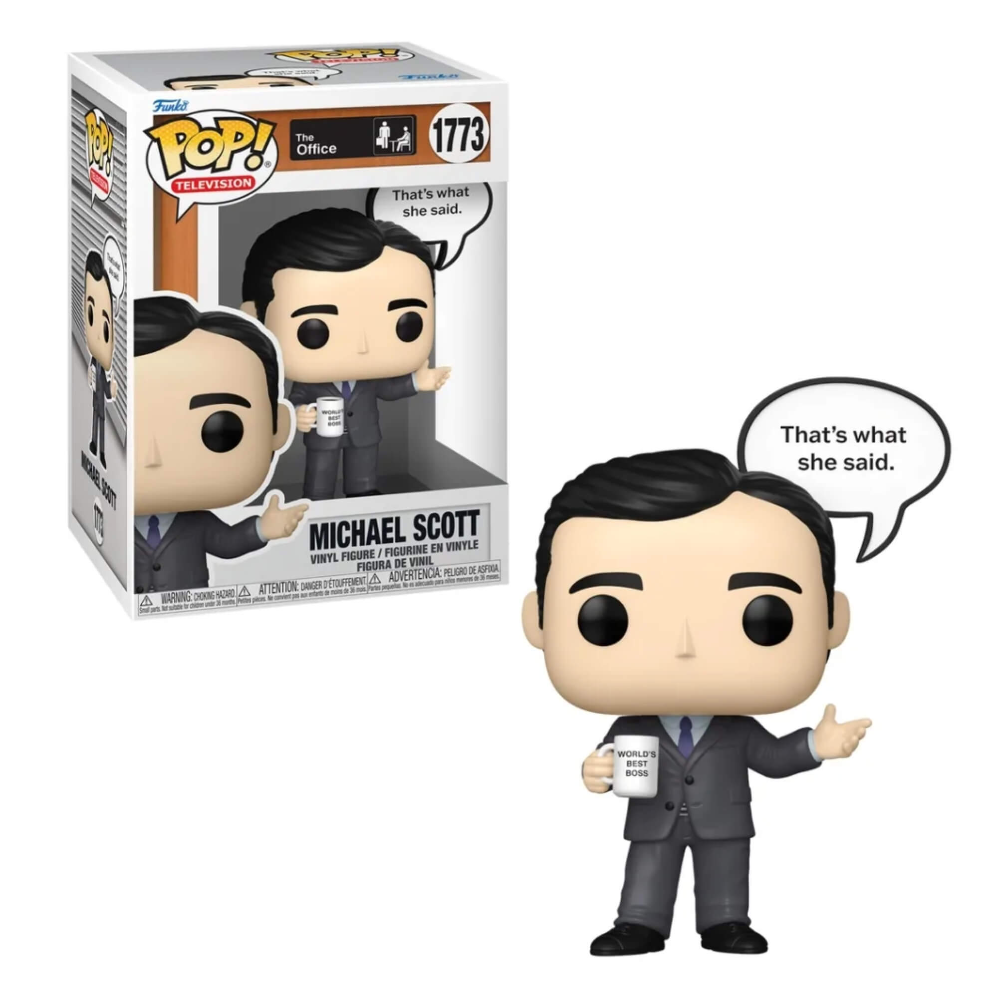 Boneco Funko Pop! Sayings The Office - Michael Candide - 12476