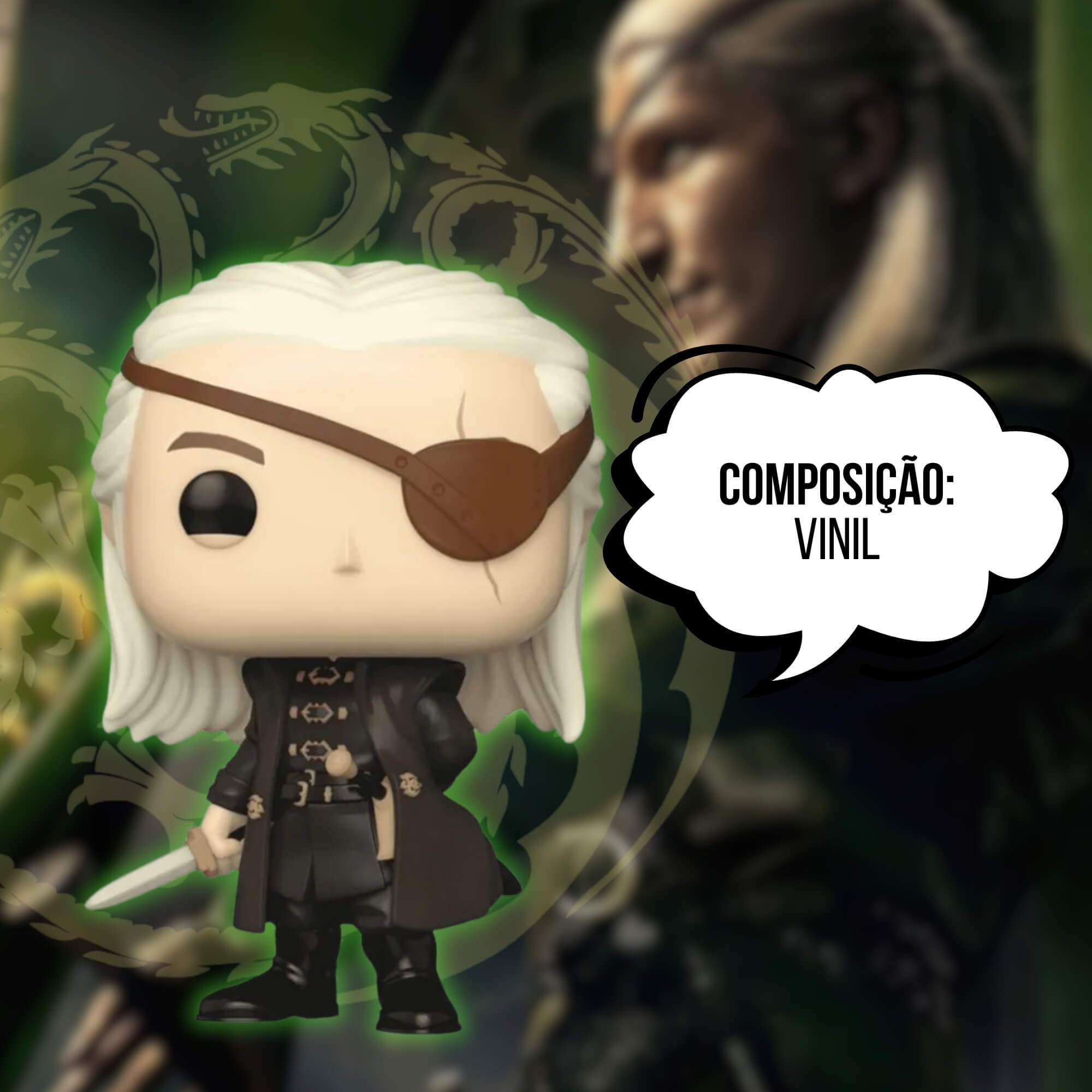 Boneco Funko Pop! A Casa do Dragão Aemond Targaryen Candide - 11432