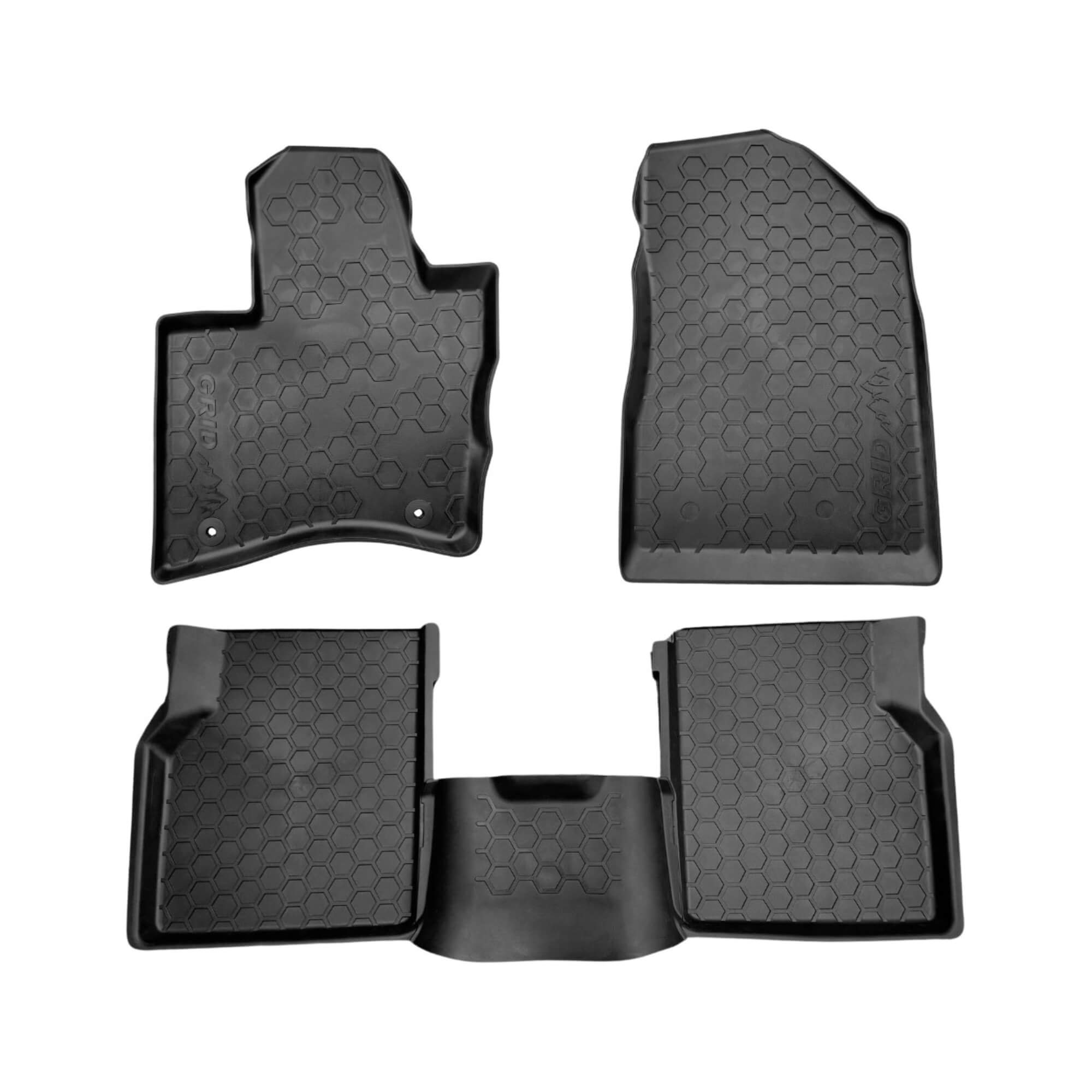 COMP Kit Automotivo Tapete Bandeja + Soleira Preta Fiat Toro A partir de 2016