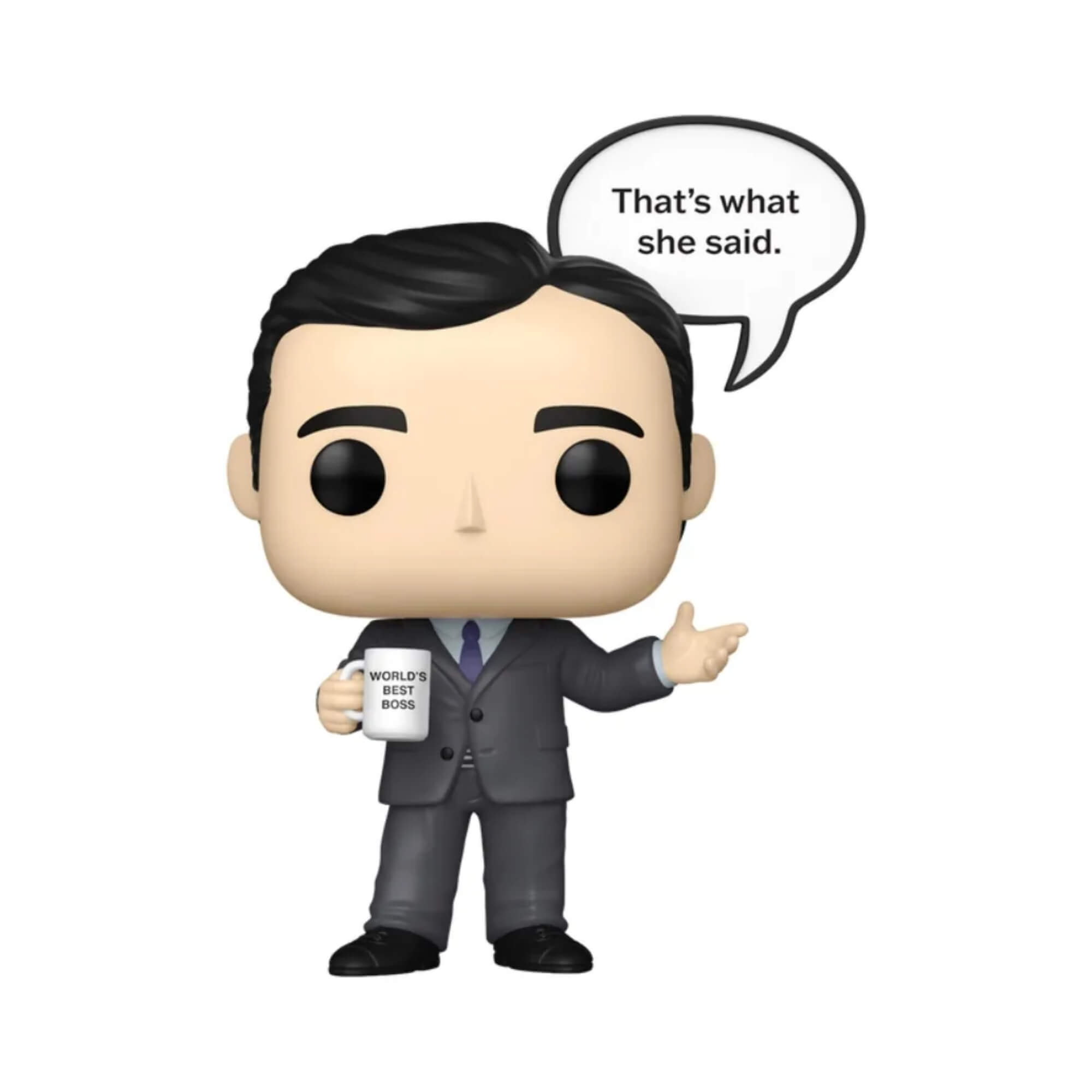 COMP Kit Boneco Colecionável Funko Pop! The Office - Michael + Jim Halpert