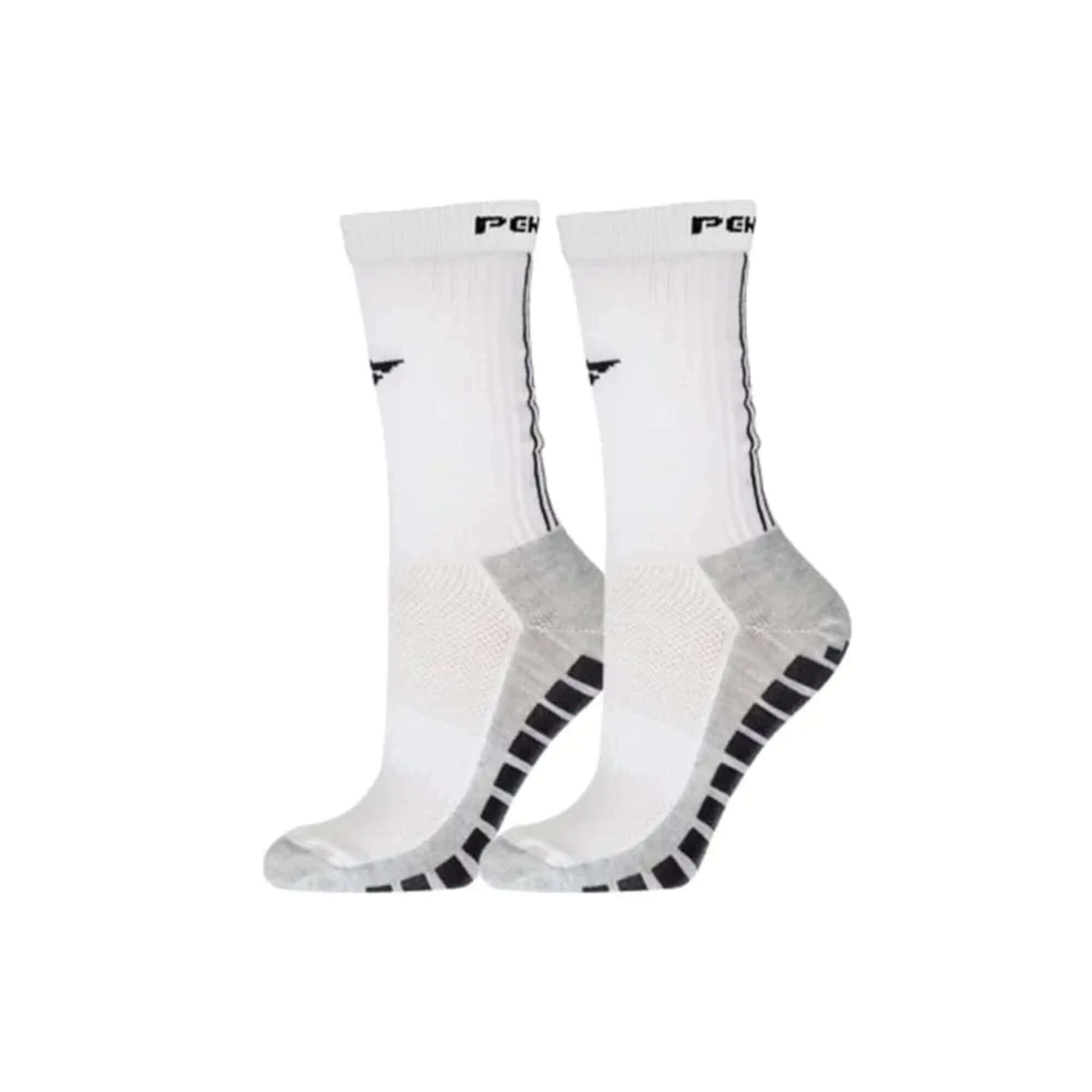 VAR Par de Meias 33 ao 44 Perf Grip Penalty (Escolha o Tamanho/Cor) Tamanho e Cor:39-44 Branco/Preto