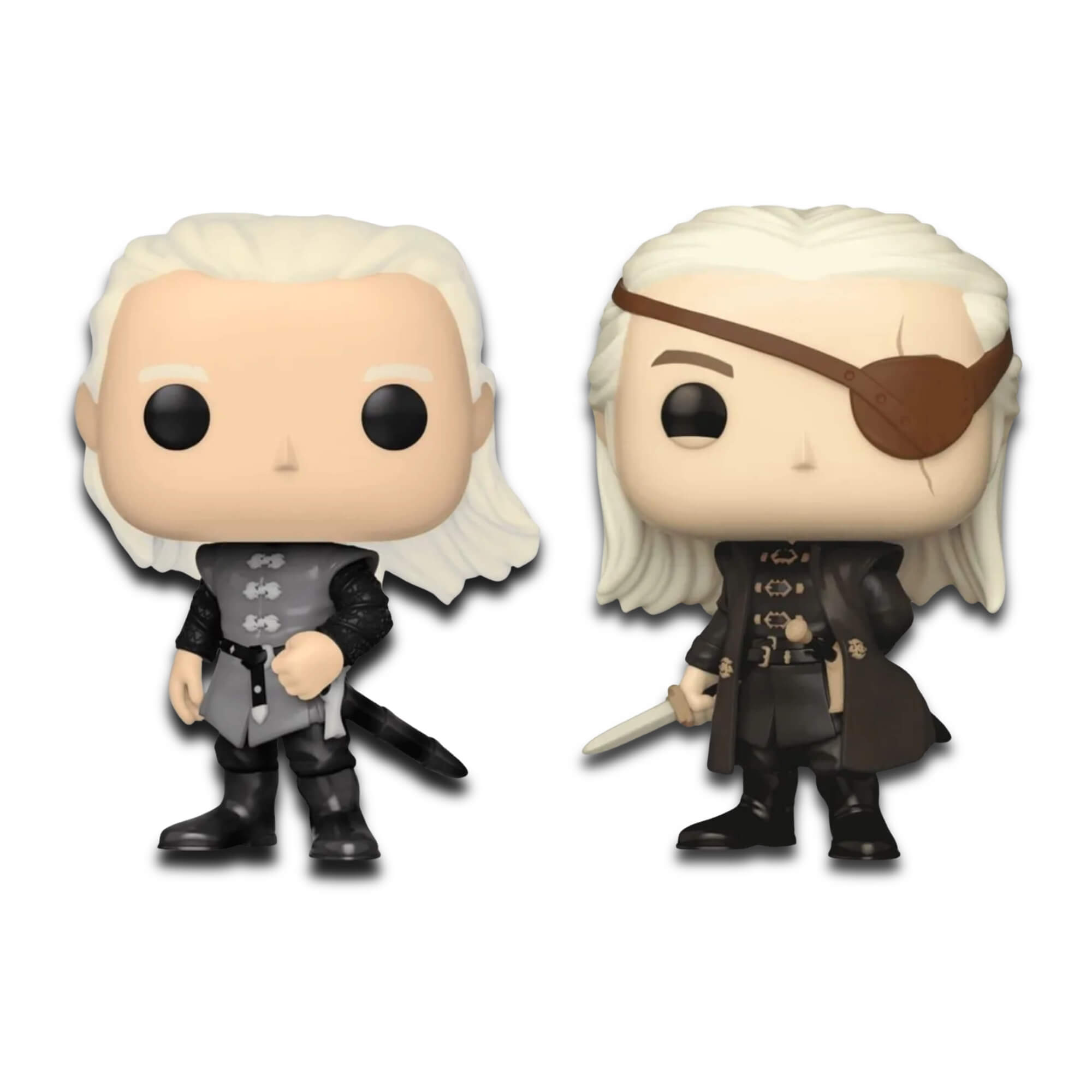 COMP Kit Funko Pop! Casa do Dragão - Daemon e Aemond Targaryen