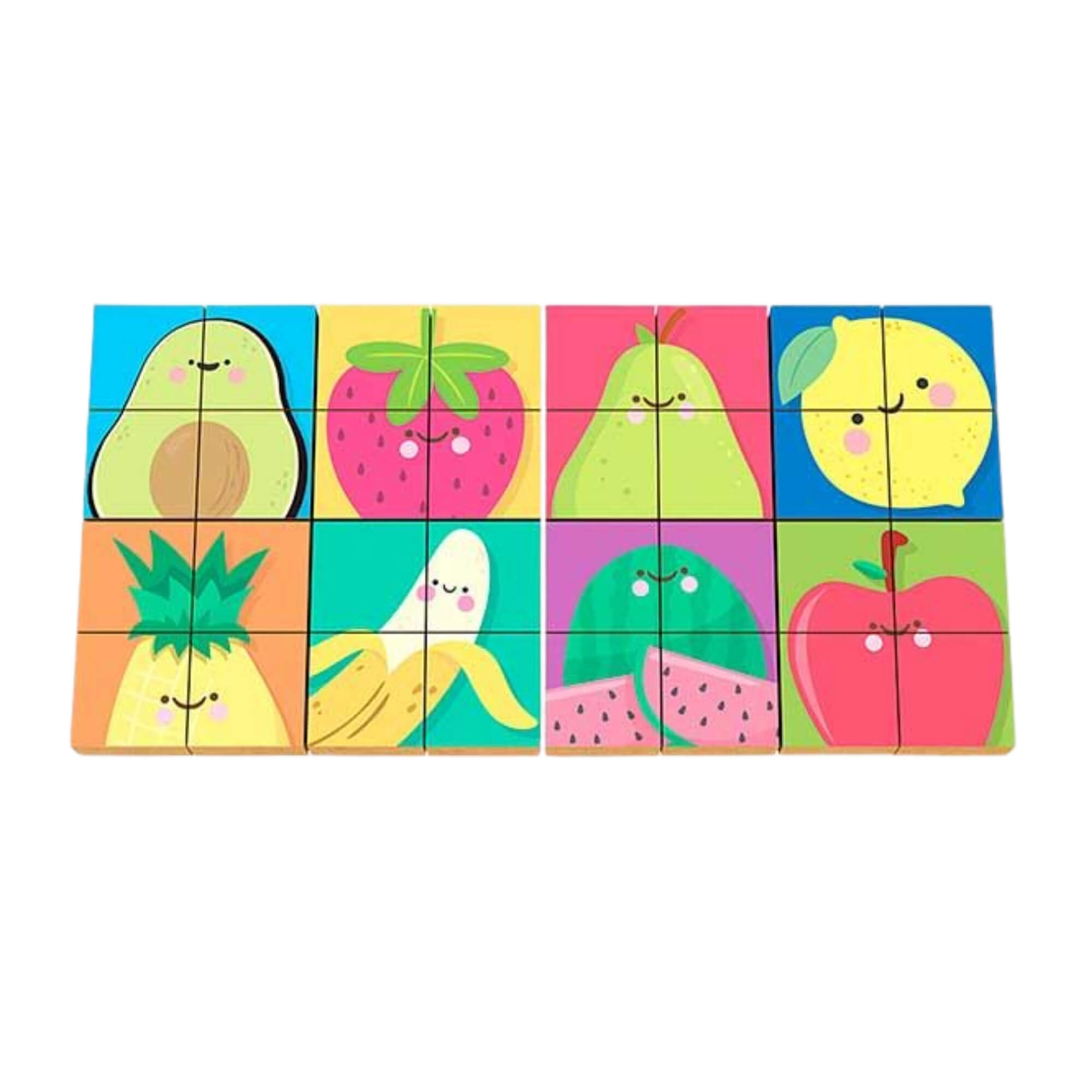 COMP Kit Jogos Educativos Infantis: Associação Tutti Frutti + Blocos Pedagógicos Frutinhas
