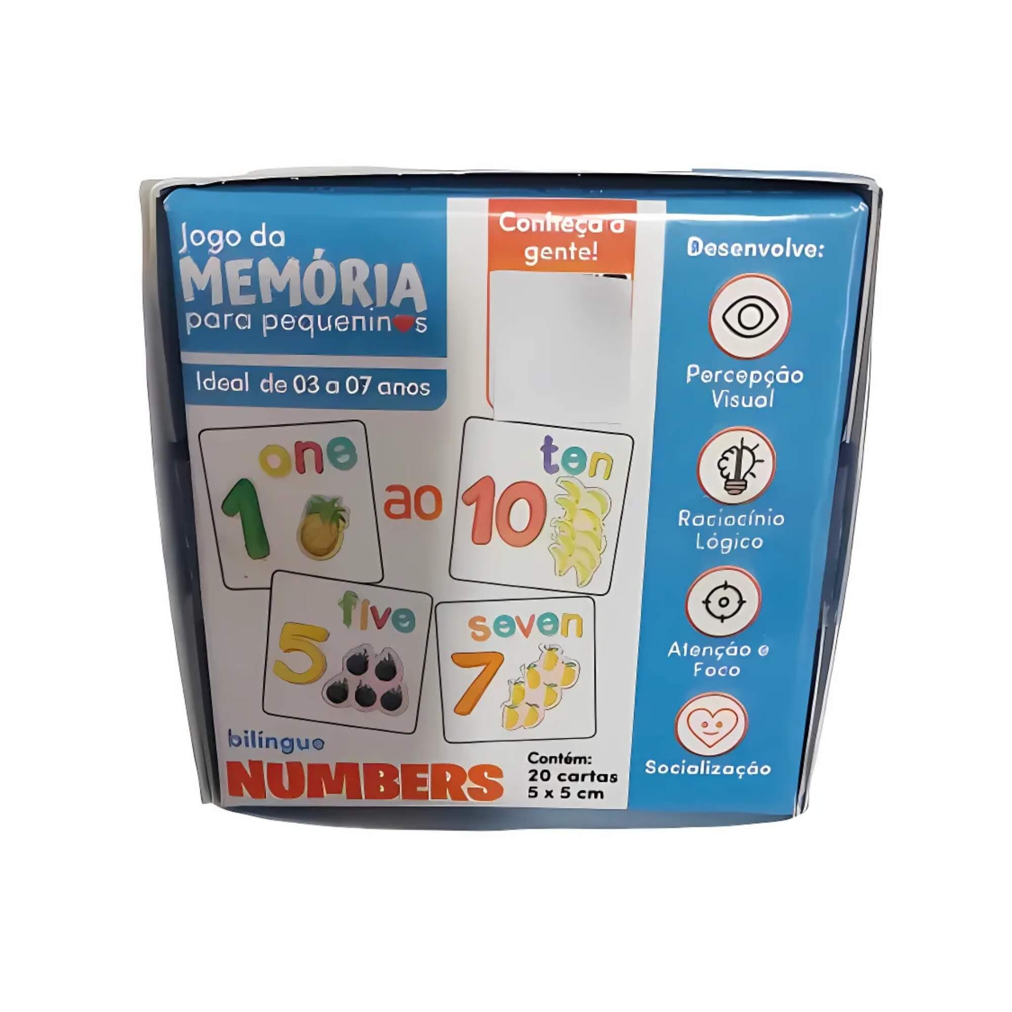 COMP Kit Educativo Infantil Alfabeto e Palavras Xalingo + Jogo da Memória Numbers