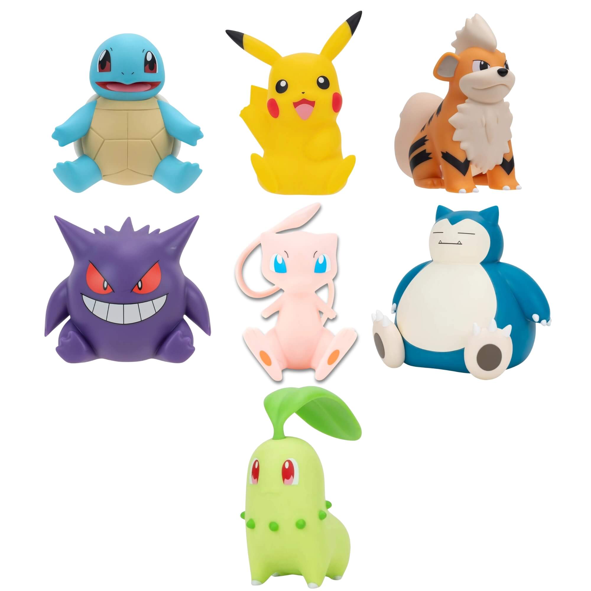 VAR Boneco Pokémon Vinil 10cm Sunny (Escolha o Modelo)