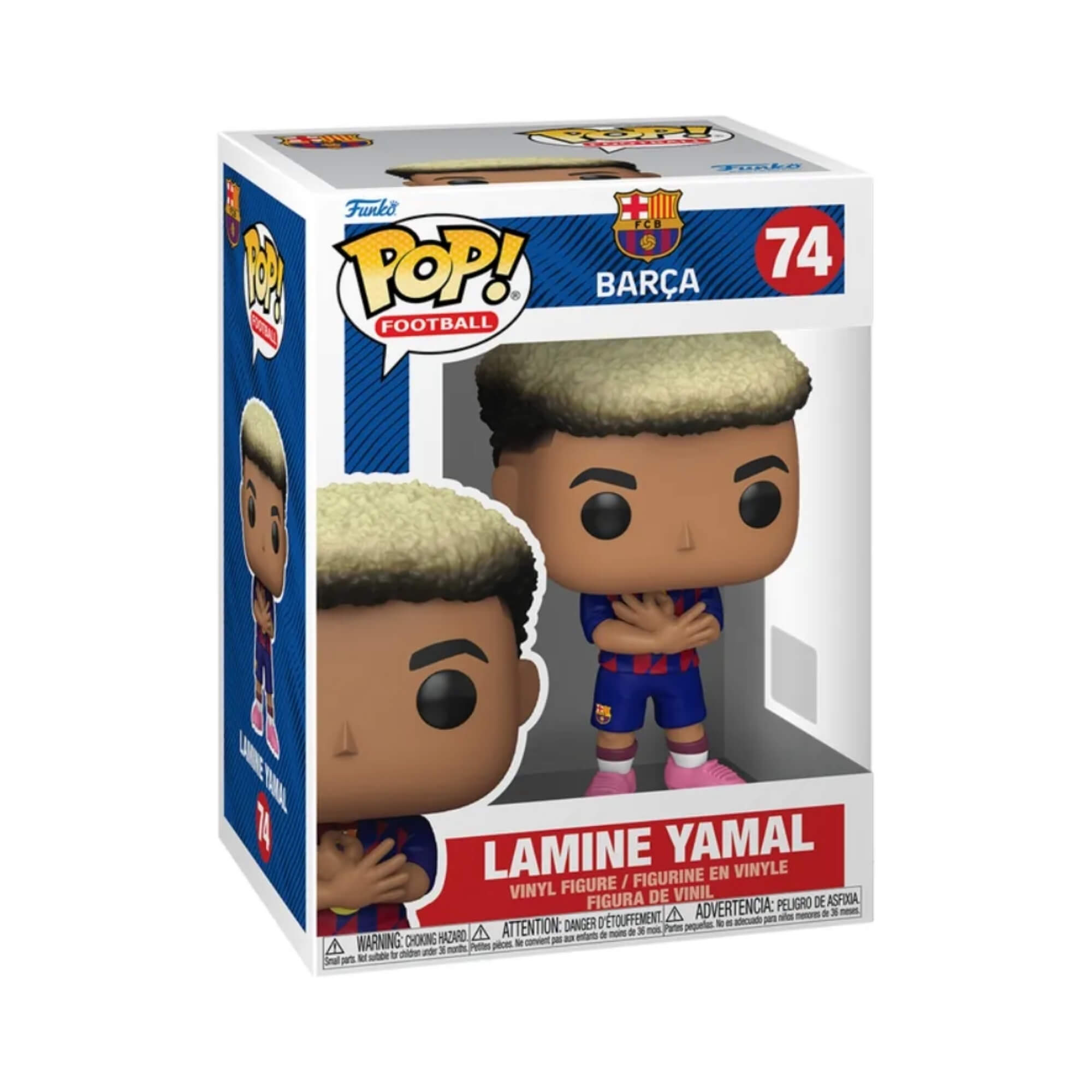 VAR Boneco Funko Pop! Astros do Futebol (Escolha o Jogador) Jogador:Lamine Yamal