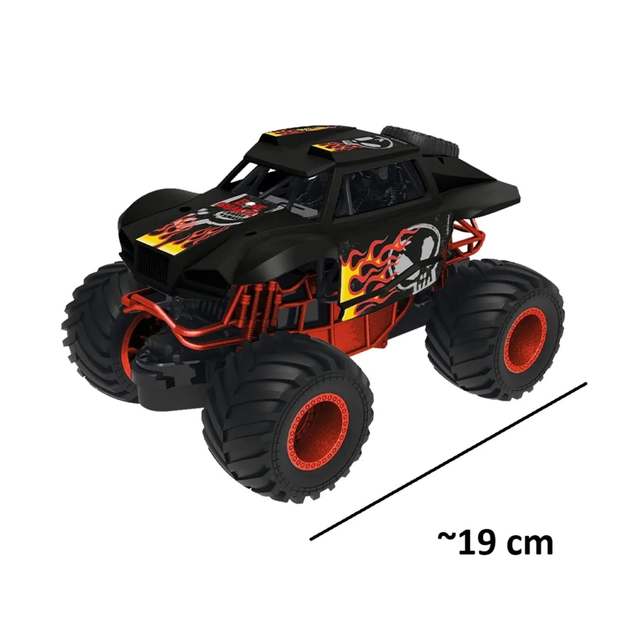 COMP Kit 2 Und. Hot Wheels Monster Truck c/ Luz e Som Titan + Rocket
