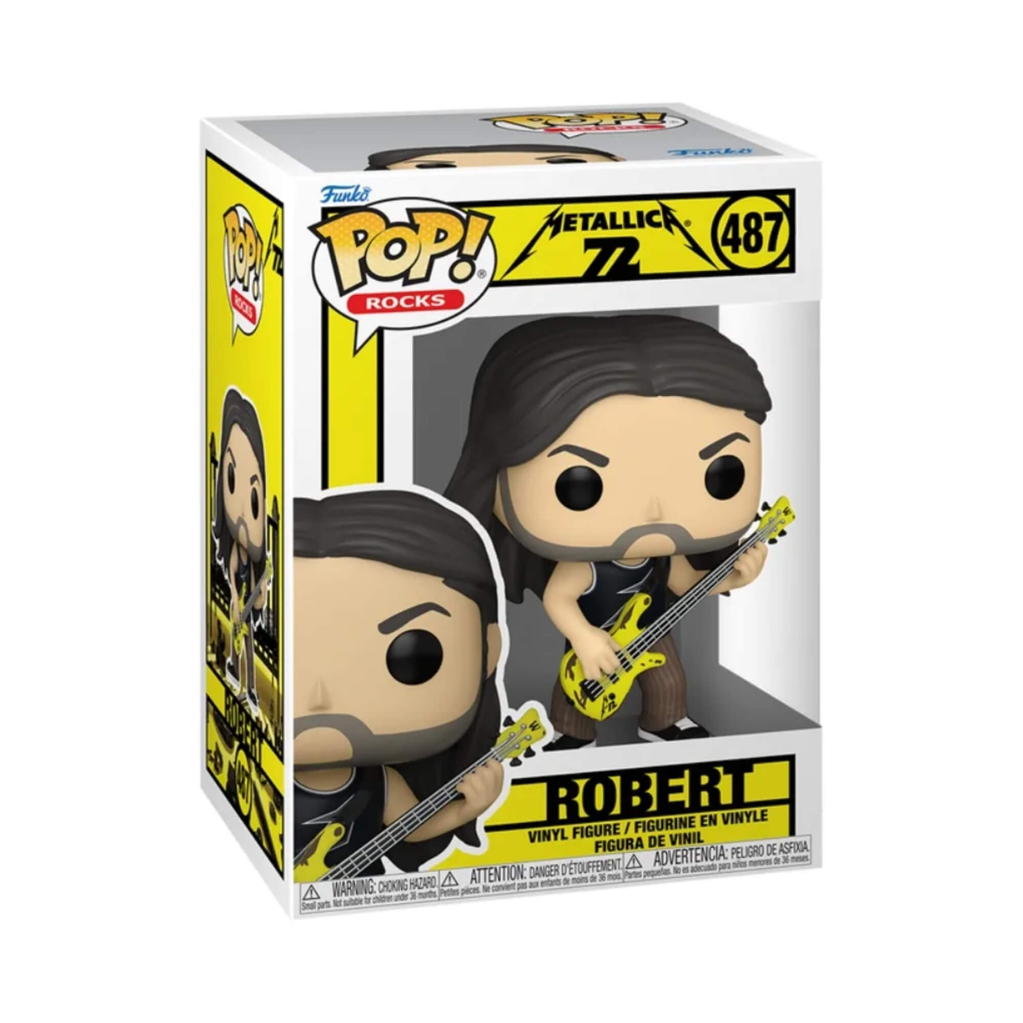 VAR Boneco Funko Pop! Rocks Metallica 72 Seasons – (Escolha) Integrante:Robert