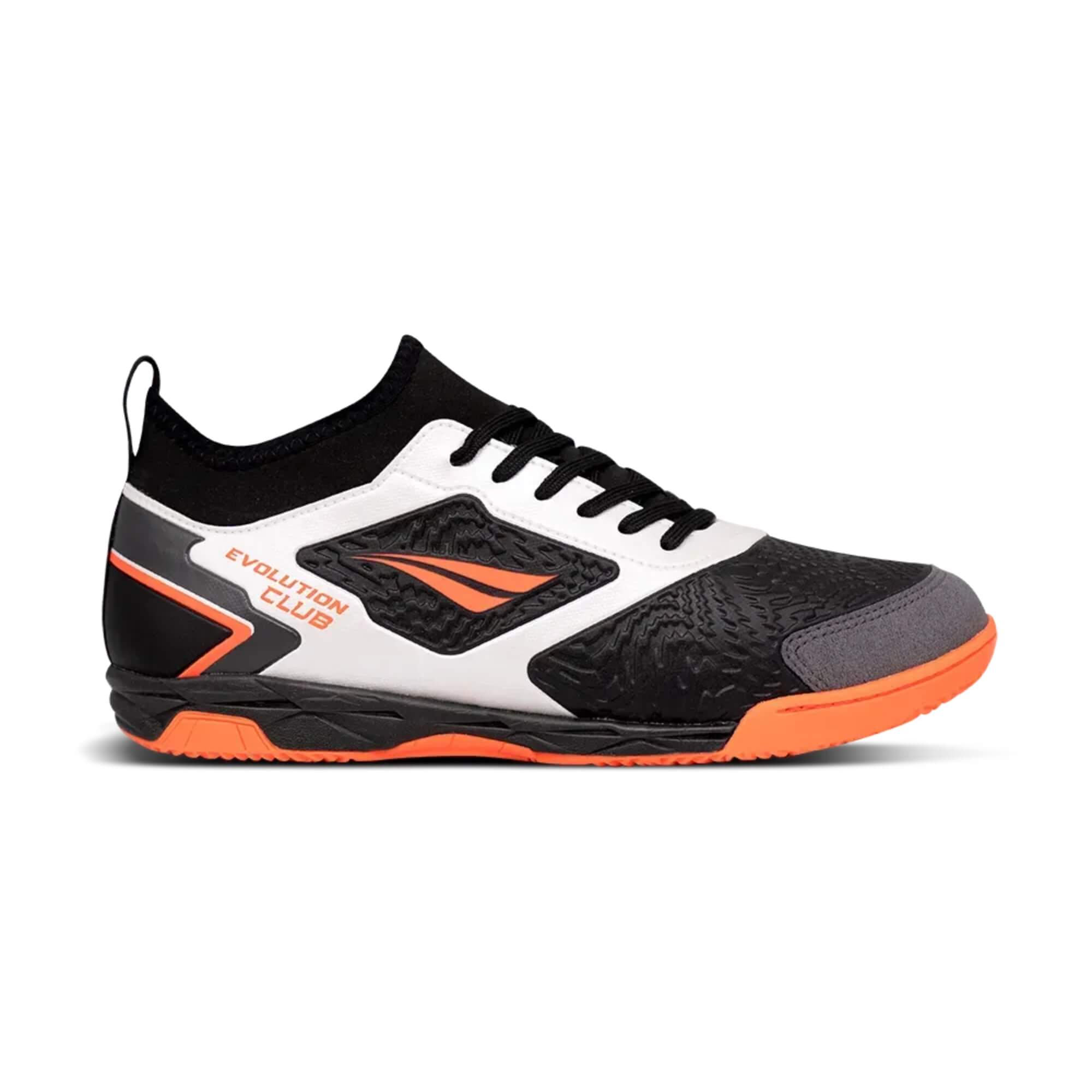 Chuteira Futsal Evolution Club Locker Y-1 Tamanho 37 (Branco e Cinza) Penalty - 124310104537