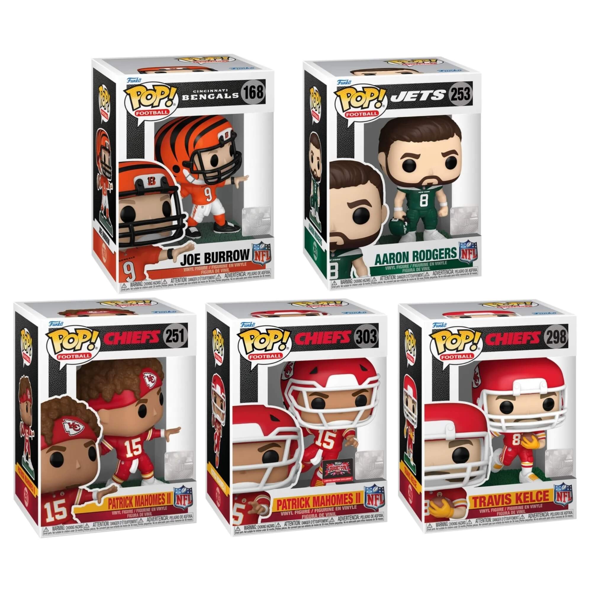 VAR Boneco Colecionável Funko Pop! Jogadores da NFL (Escolha Seu Modelo)