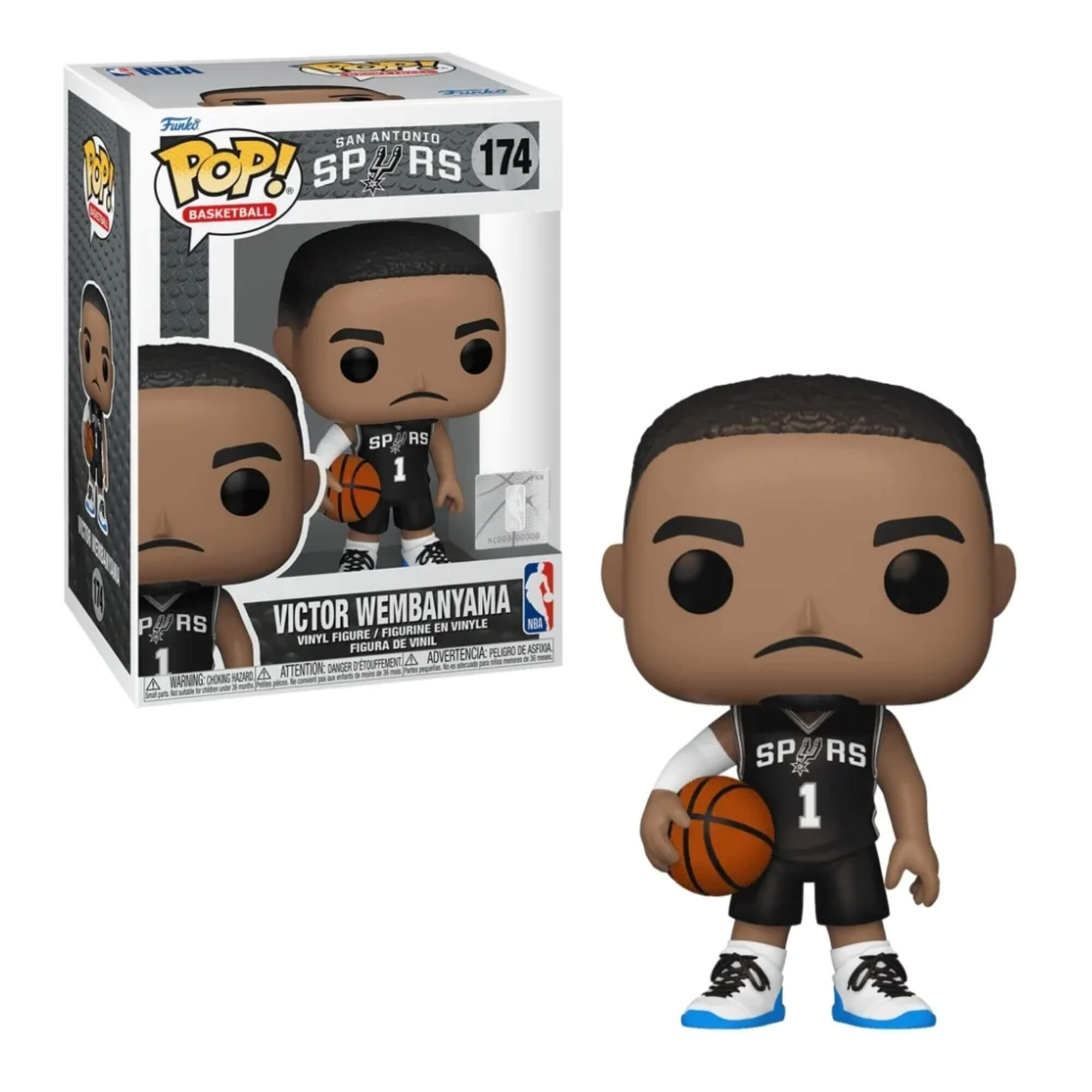 VAR Funko Pop! NBA Jogadores Colecionáveis Vinil Original (Escolha) jogador: Victor Wembanyama