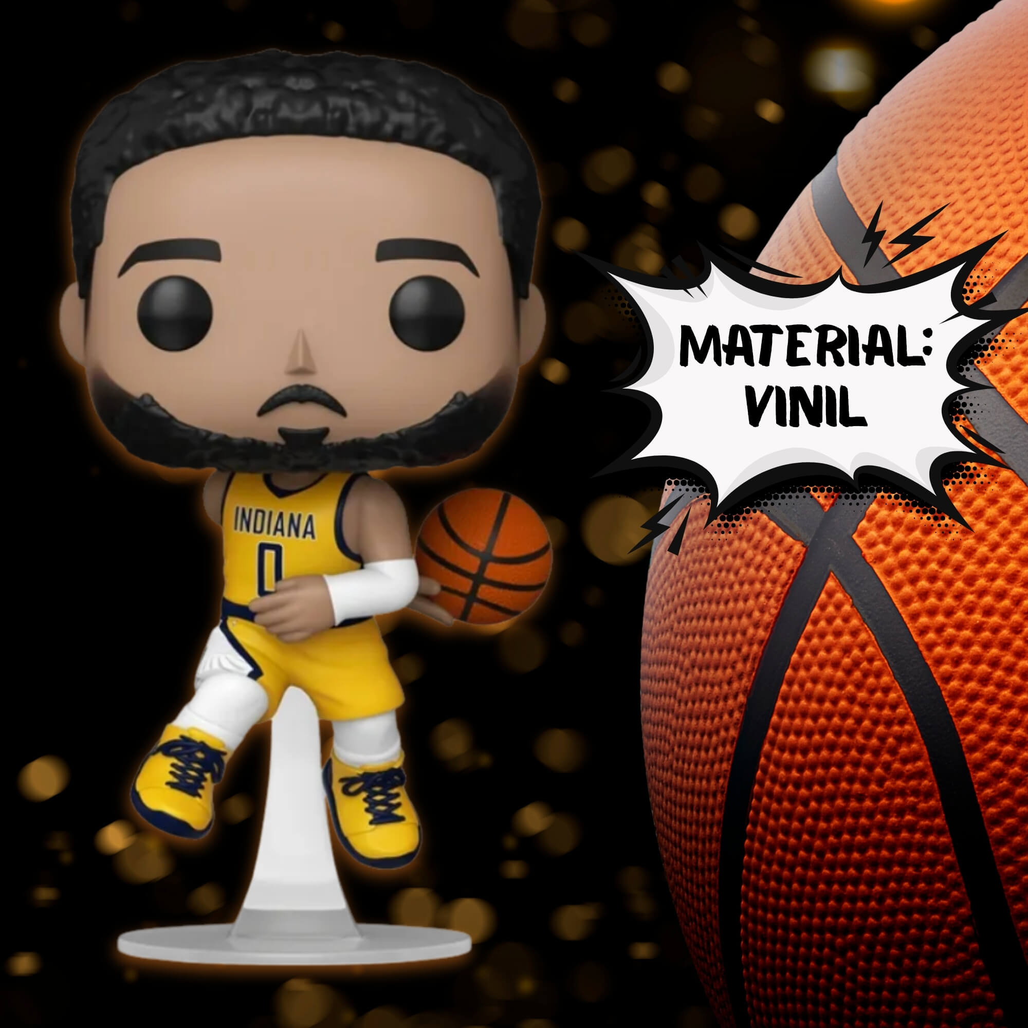 VAR Funko Pop! NBA Jogadores Colecionáveis Vinil Original (Escolha) jogador:Tyrese Haliburton