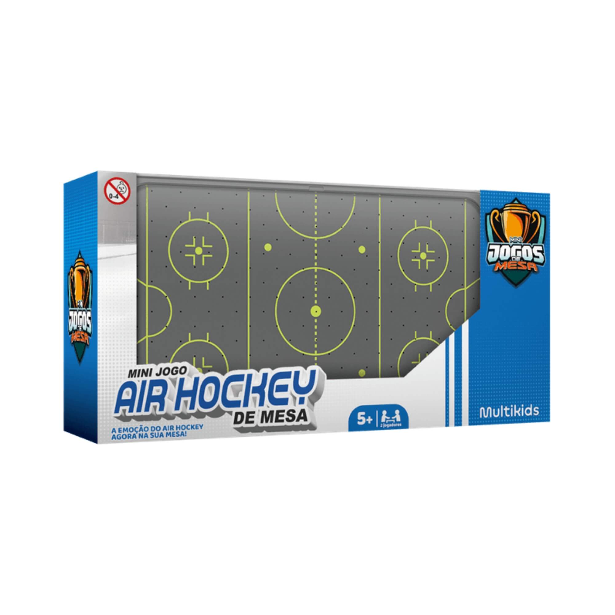 Mini Jogo de Hockey de Mesa (Air Hockey) +5 Anos Multikids - BR2491