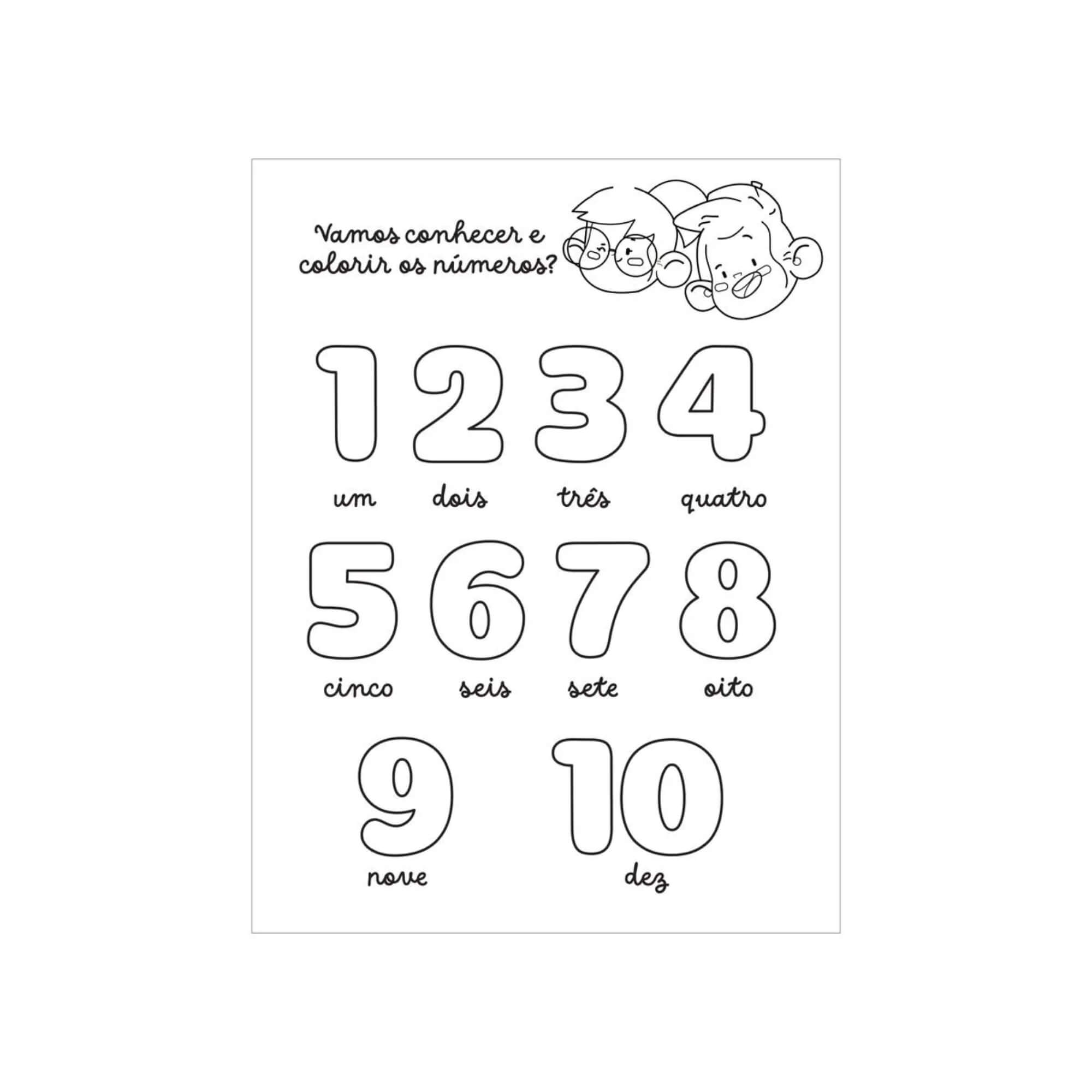 VAR Livro Para Colorir Pedagógico com Adesivos e Lápis Leo&Leo (Escolha o Tema)