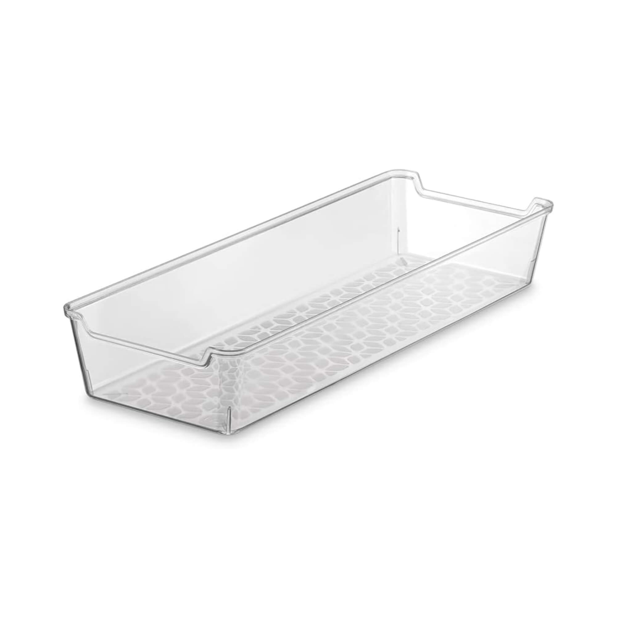 VAR Organizador de Plástico Multiuso Transparente Uz Utilidades (Escolha) Tamanho:12,5x34cm