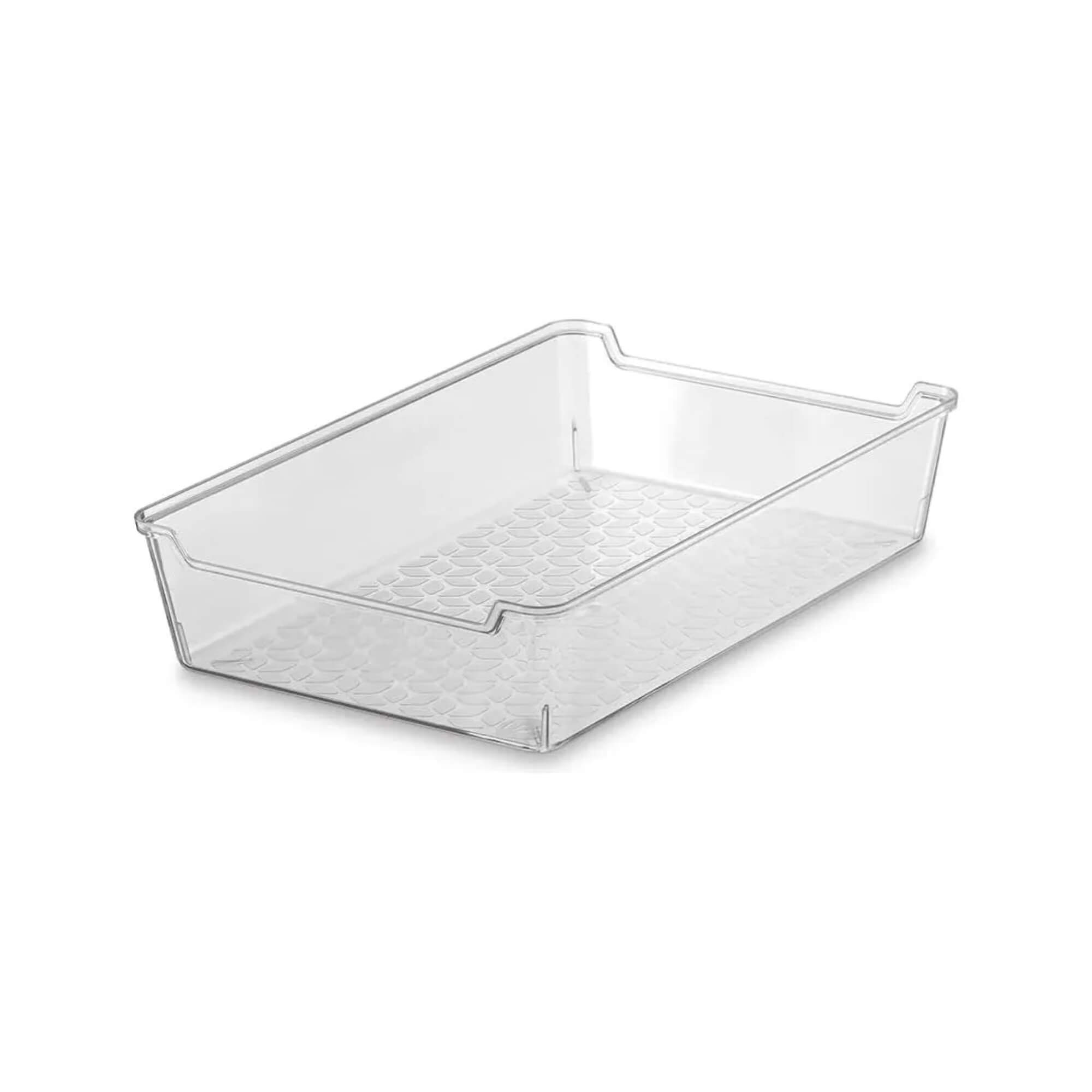VAR Organizador de Plástico Multiuso Transparente Uz Utilidades (Escolha) Tamanho:17x25,5cm