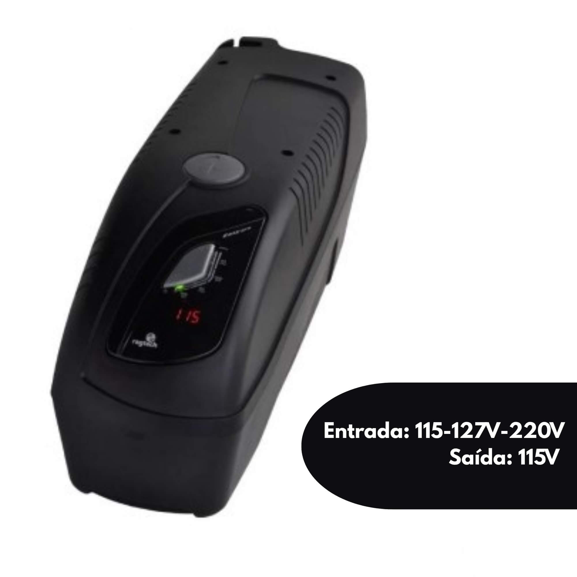 Nobreak Easy Pro 10 Tomadas Estabilizador Interno 1600VA 115/127/220V 60HZ Ragtech - 20NEP4036