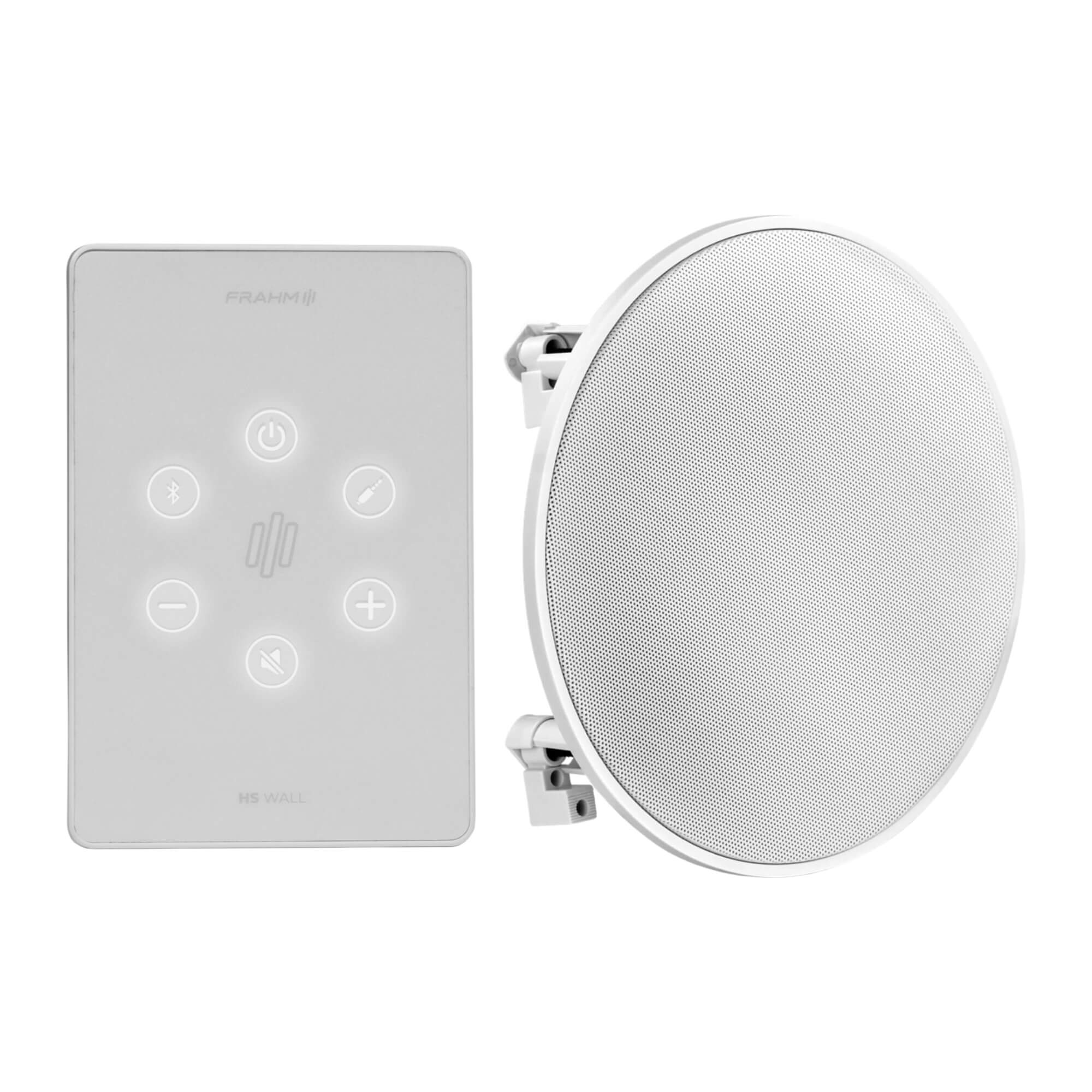 COMP Kit Som Ambiente Amplificador 4x2 Parede + 4 Arandelas Frahm