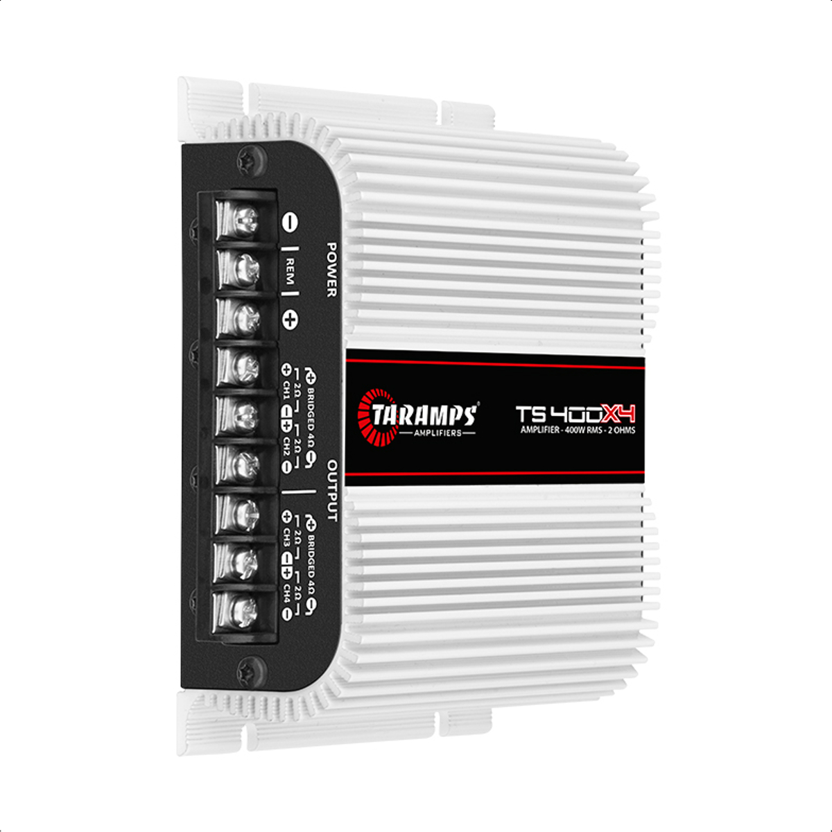 COMP 2 Módulos de Potência 400 watts Classe D 4 canais 100W RMS Taramps TS400 - 4x100WRMS