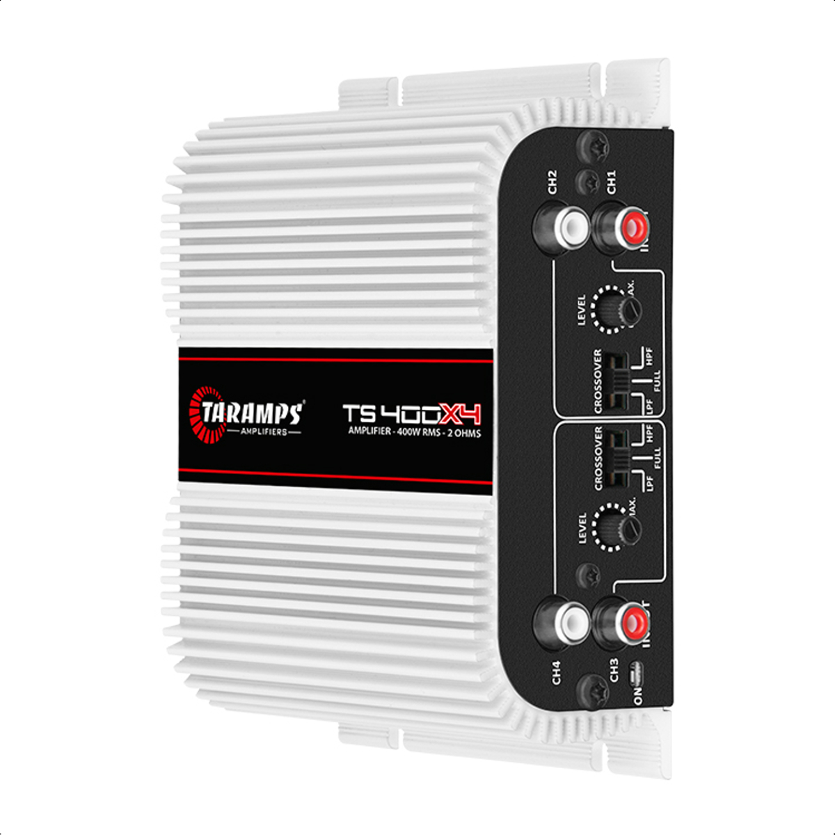 COMP 2 Módulos de Potência 400 watts Classe D 4 canais 100W RMS Taramps TS400 - 4x100WRMS