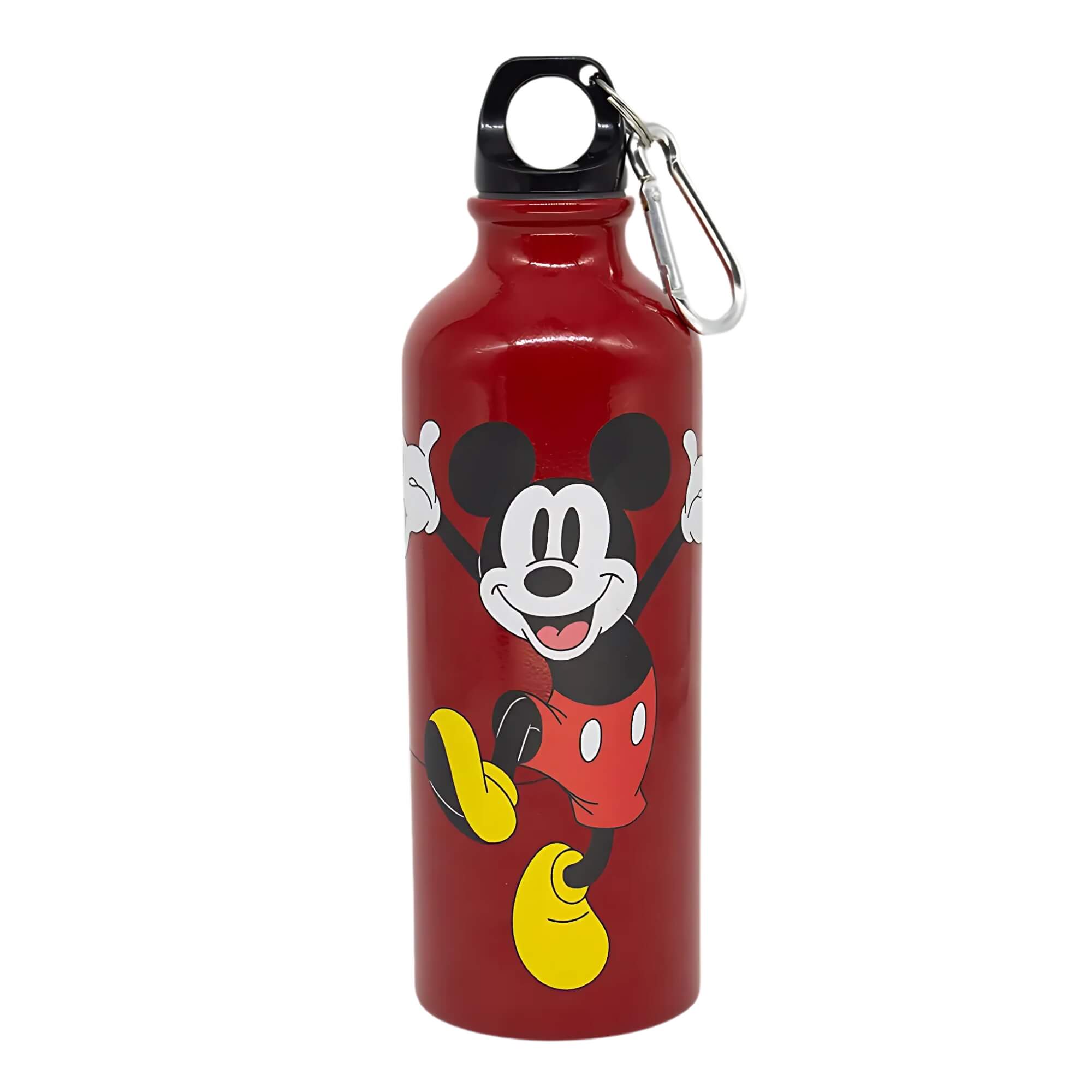 VAR Garrafa de Alumínio Personagens com Mosquetão 500ml Zona Criativa (Escolha) Modelo/Personagem:Mickey Mouse