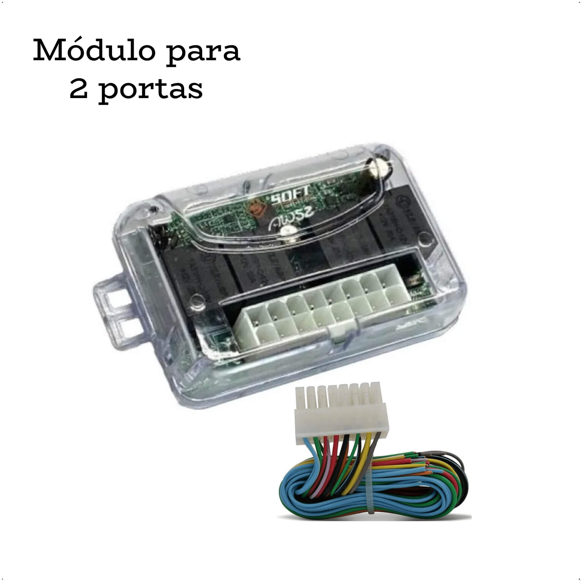 COMP Kit Conforto Automotivo: Trava Elétrica 4 Portas + Módulos Vidro Soft AW52 e Infinity 2.0