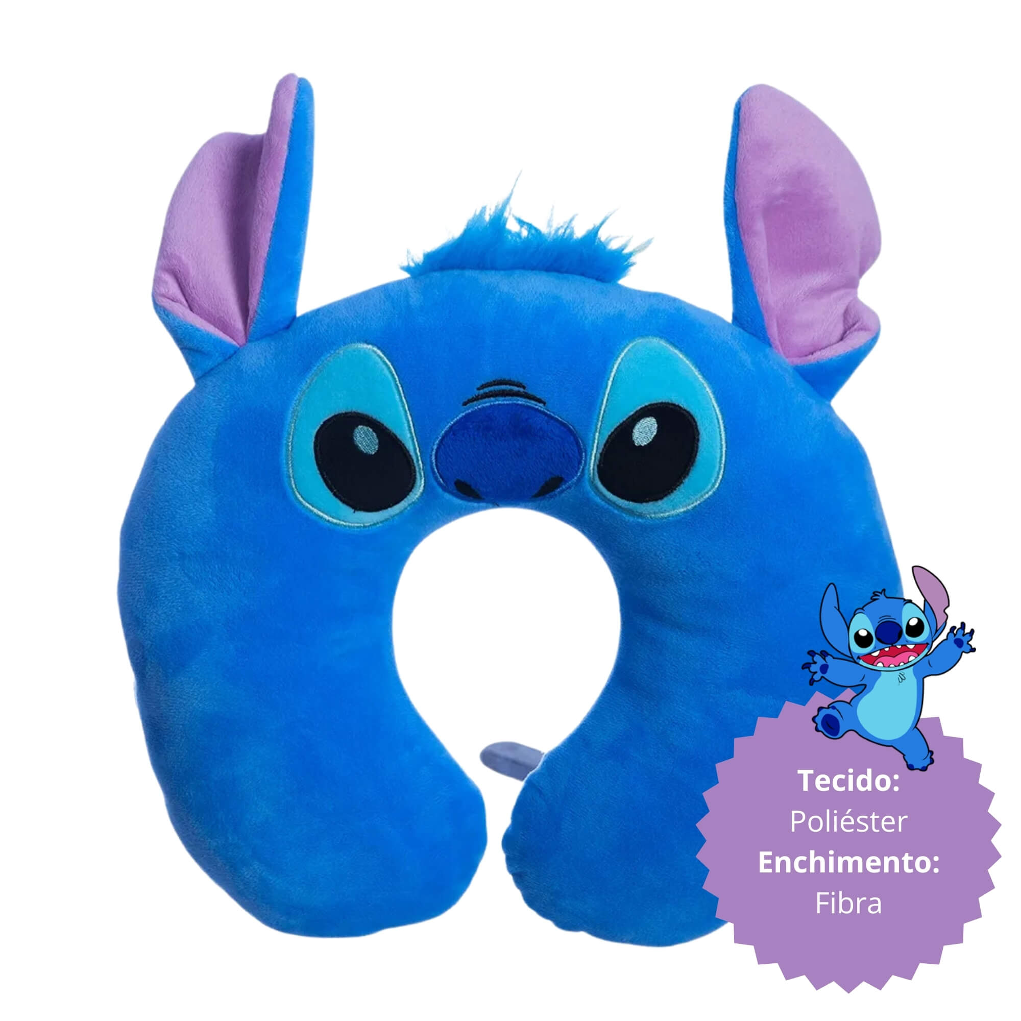 VAR Almofada de Pescoço para Viagem Zona Criativa (Escolha) Modelo/Personagem:Stitch II