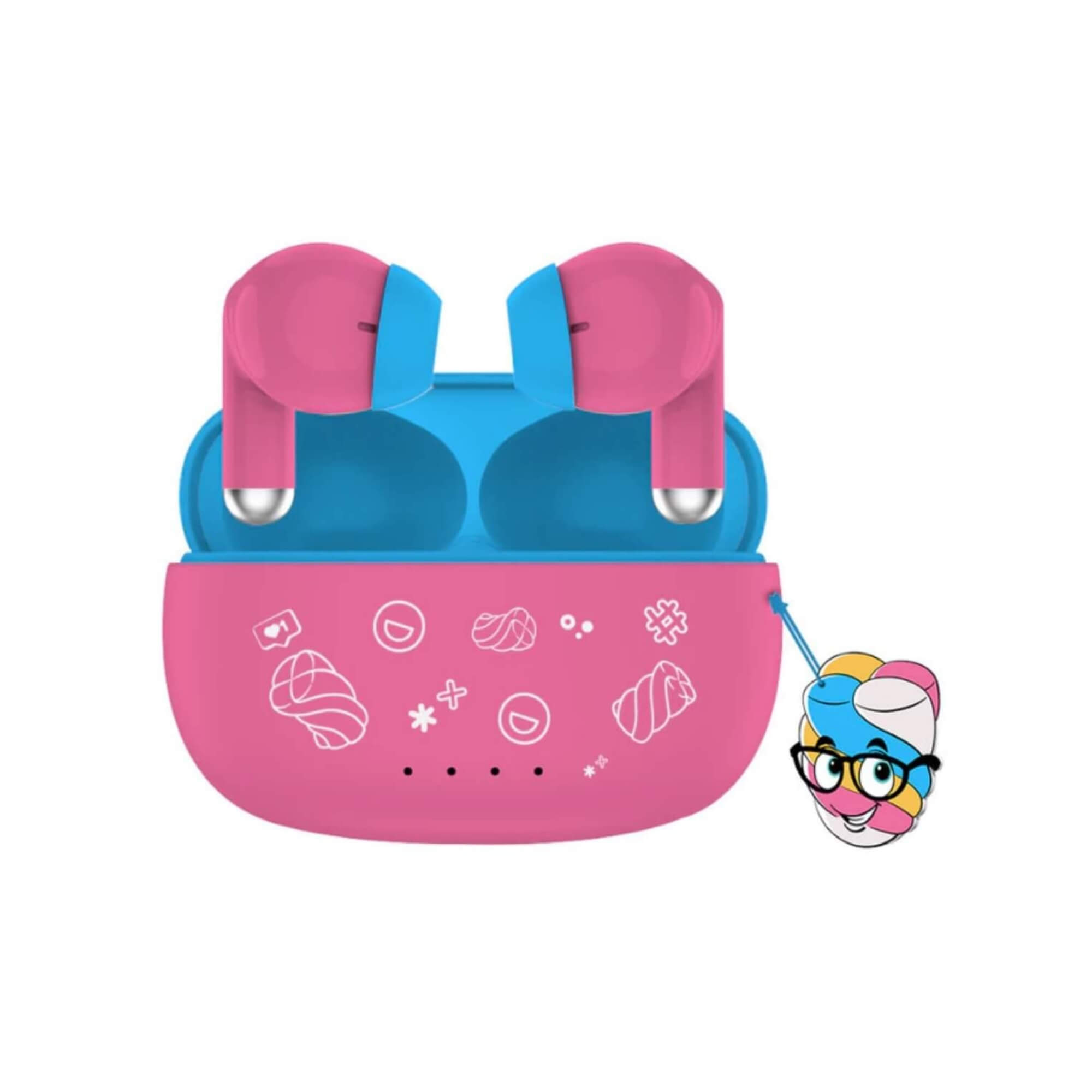 VAR Fone Sem Fio Earbuds Case Carregador Bluetooth Leonora (Escolha) Tema:Fini