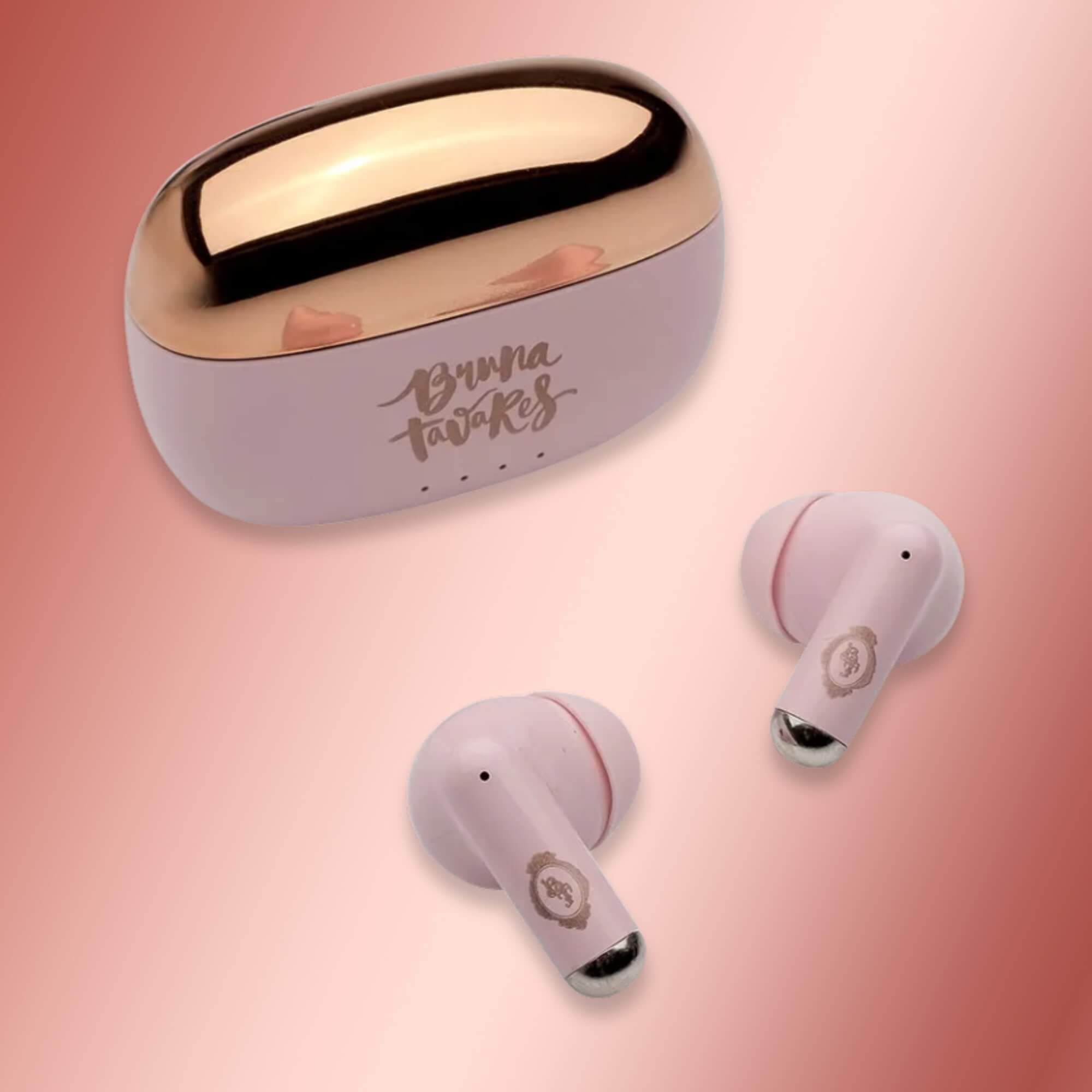 VAR Fone Sem Fio Earbuds Case Carregador Bluetooth Leonora (Escolha) Tema:Bruna Tavares