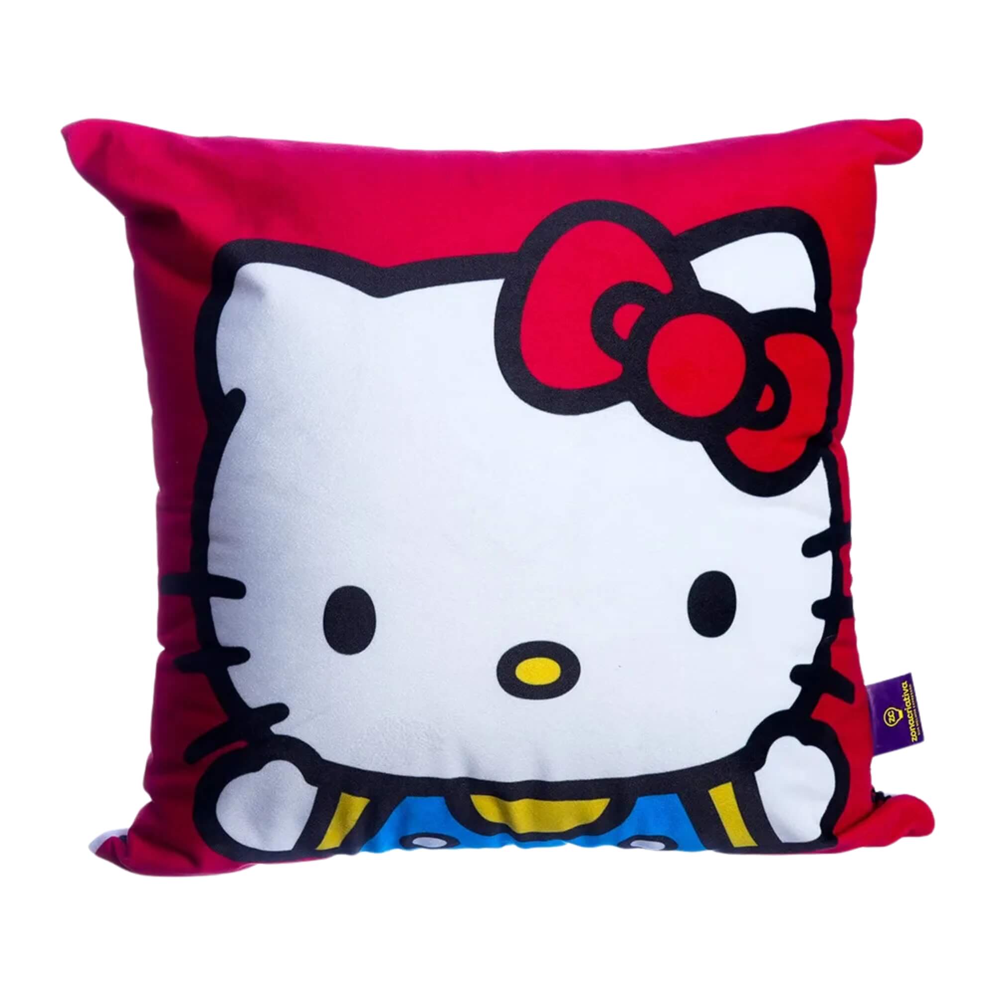 VAR Almofada Decorativa 40x40cm – Personagens Zona Criativa (Escolha o Tema) Tema:Hello Kitty