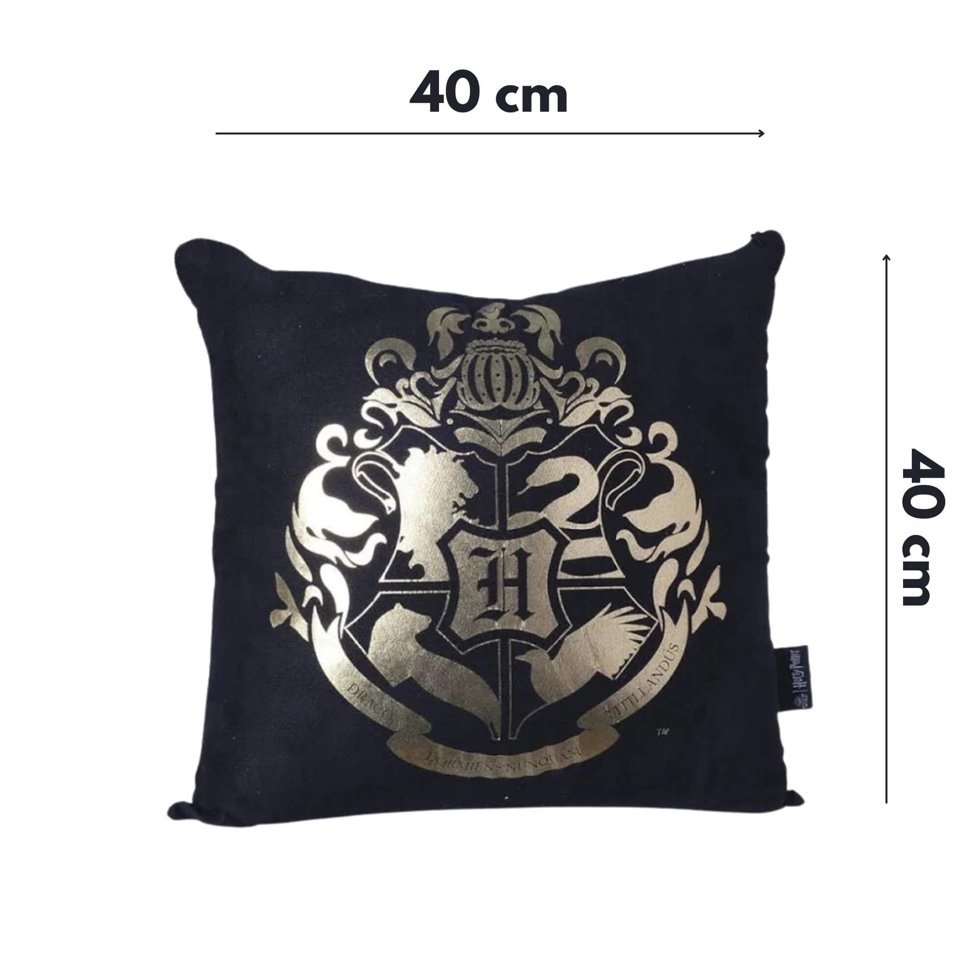VAR Almofada Decorativa 40x40cm – Personagens Zona Criativa (Escolha o Tema) Tema:Hogwarts Harry Potter