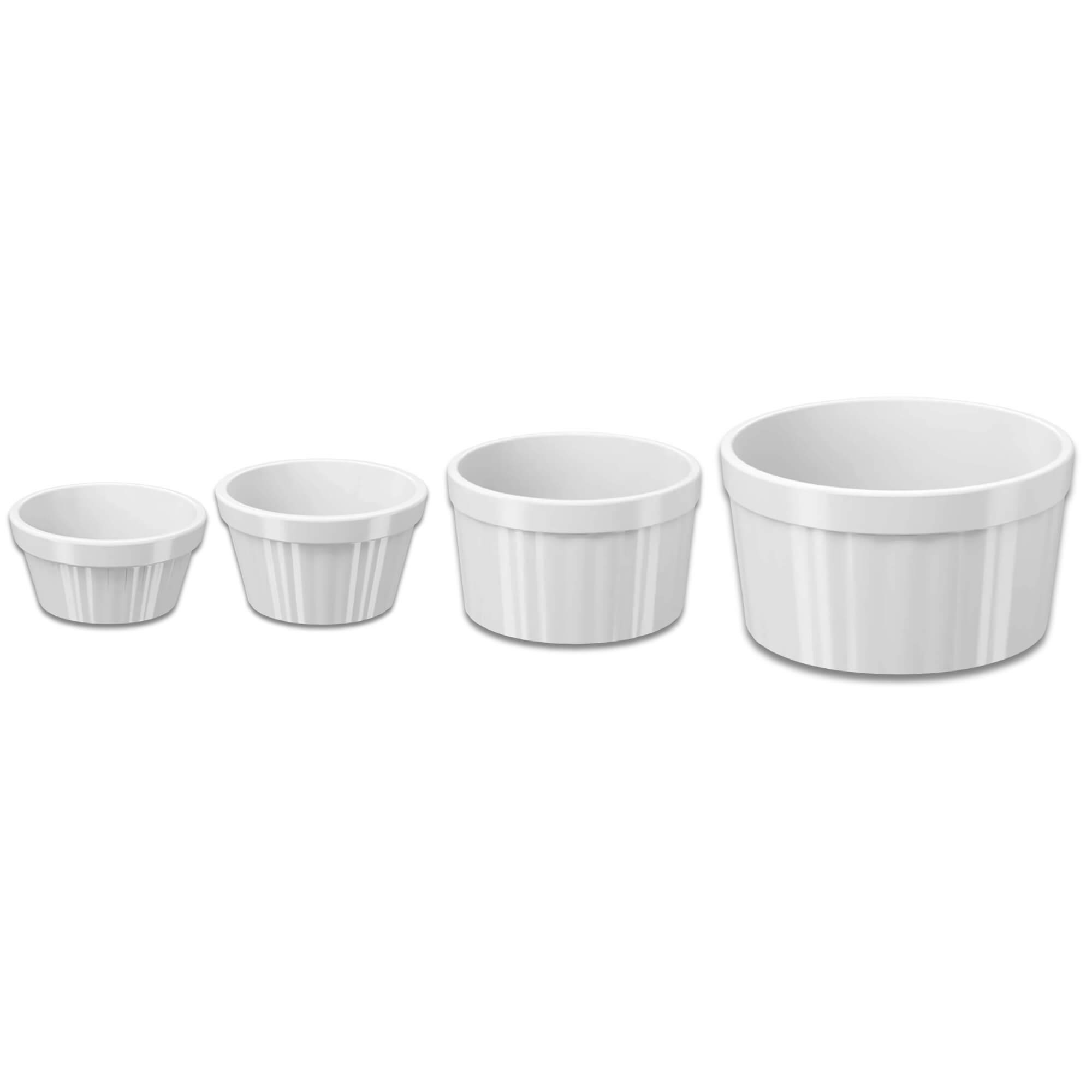 VAR Tigela Ramekin Uno Branca Brinox – Linha Coza Uno (Escolha)