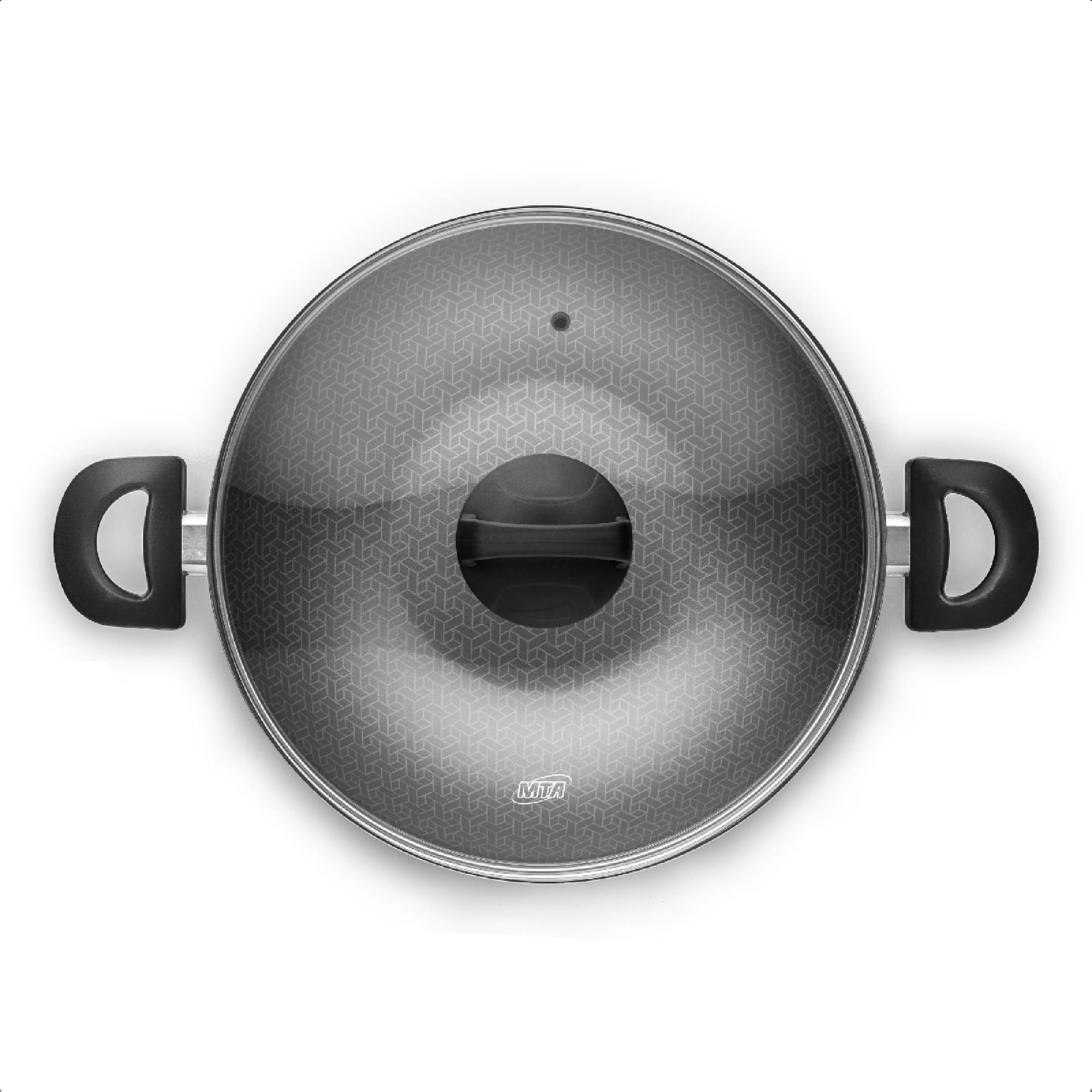 VAR Panela Wok Supra 4,3L 28cm Antiaderente Superflon Ultra (Escolha) Cor:Grafite