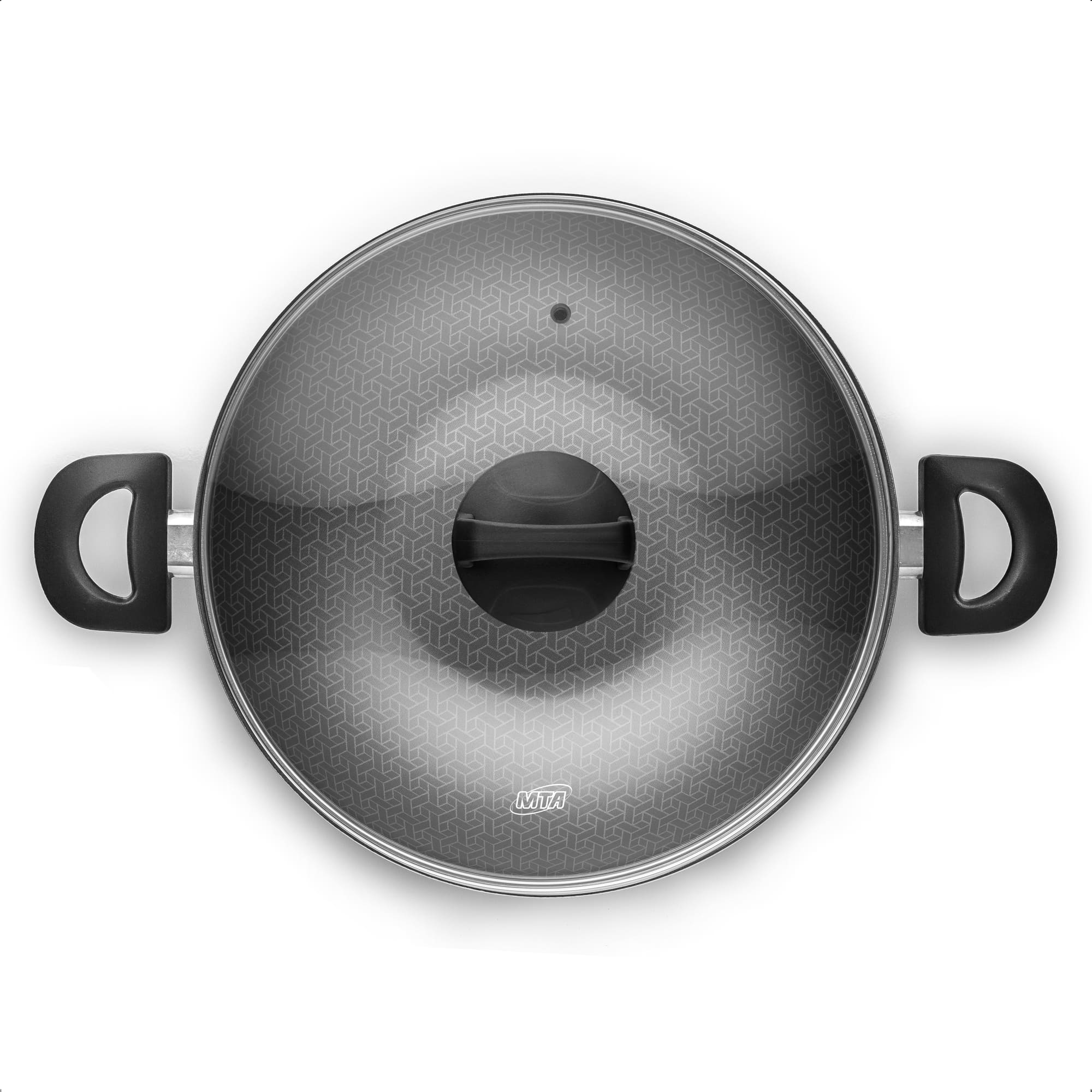 VAR Panela Wok Supra 4,3L 28cm Antiaderente Superflon Ultra (Escolha) Cor:Vermelho