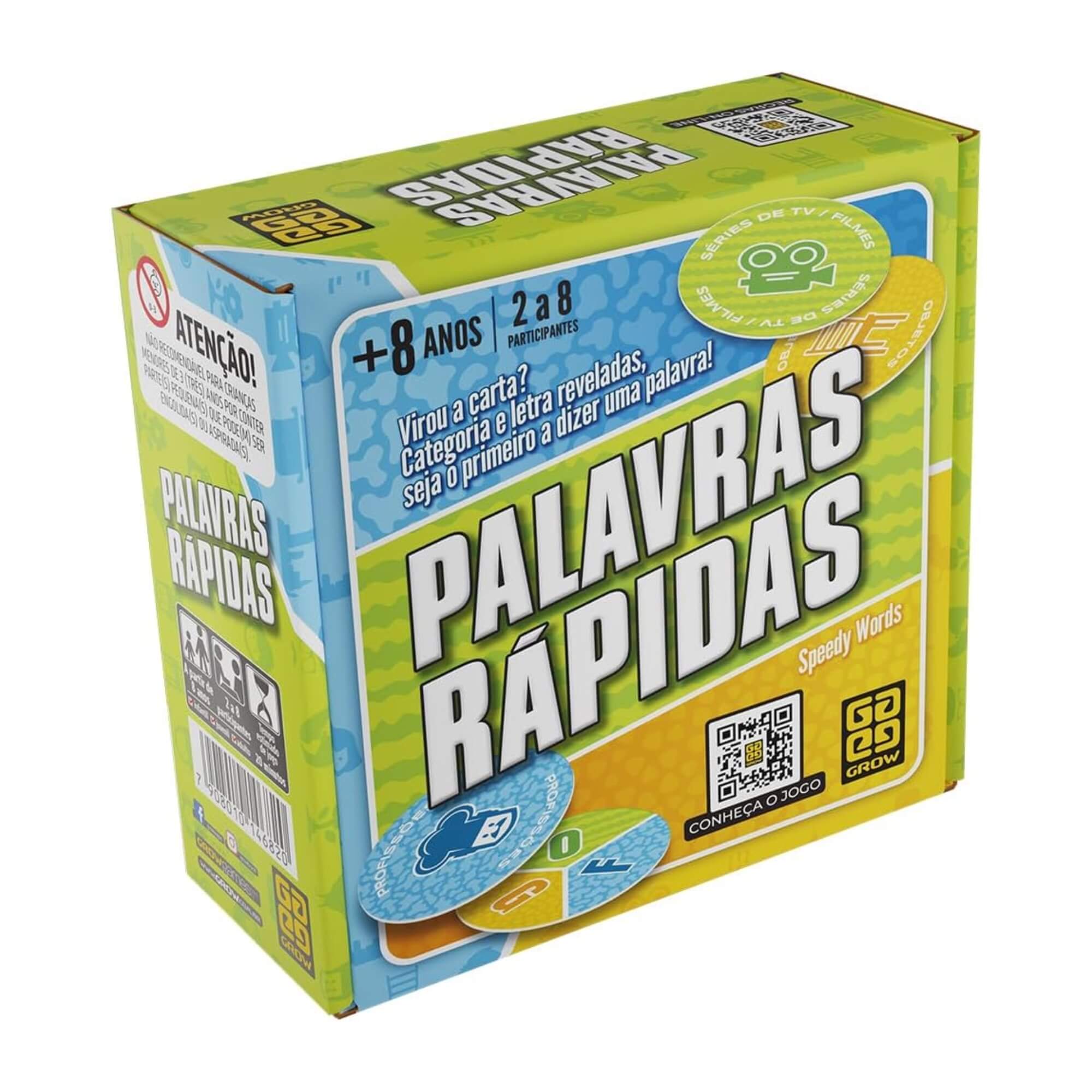 COMP Kit Jogos Educativos Infantil e Familiar Pizza Memo Cooper Fun + Palavras Rápidas Grow