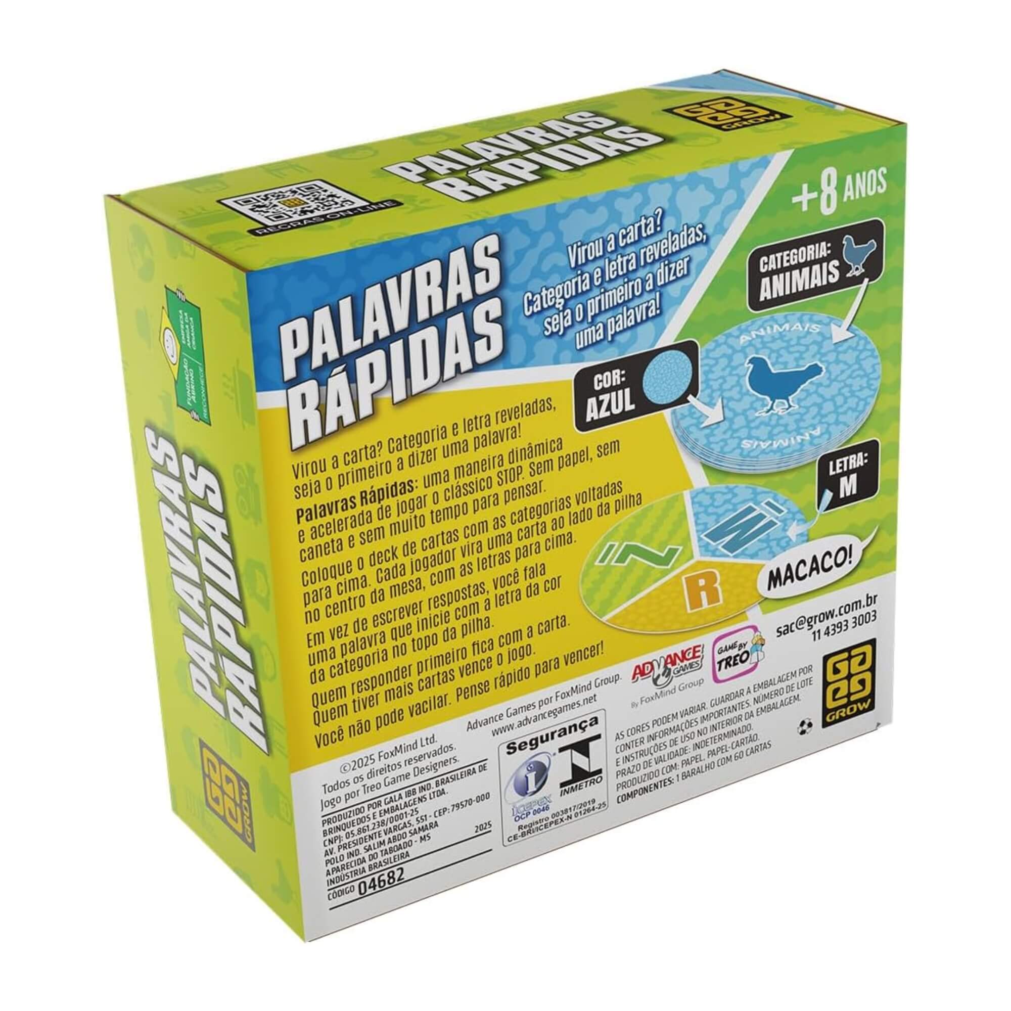 COMP Kit Jogos Educativos Infantil e Familiar Pizza Memo Cooper Fun + Palavras Rápidas Grow