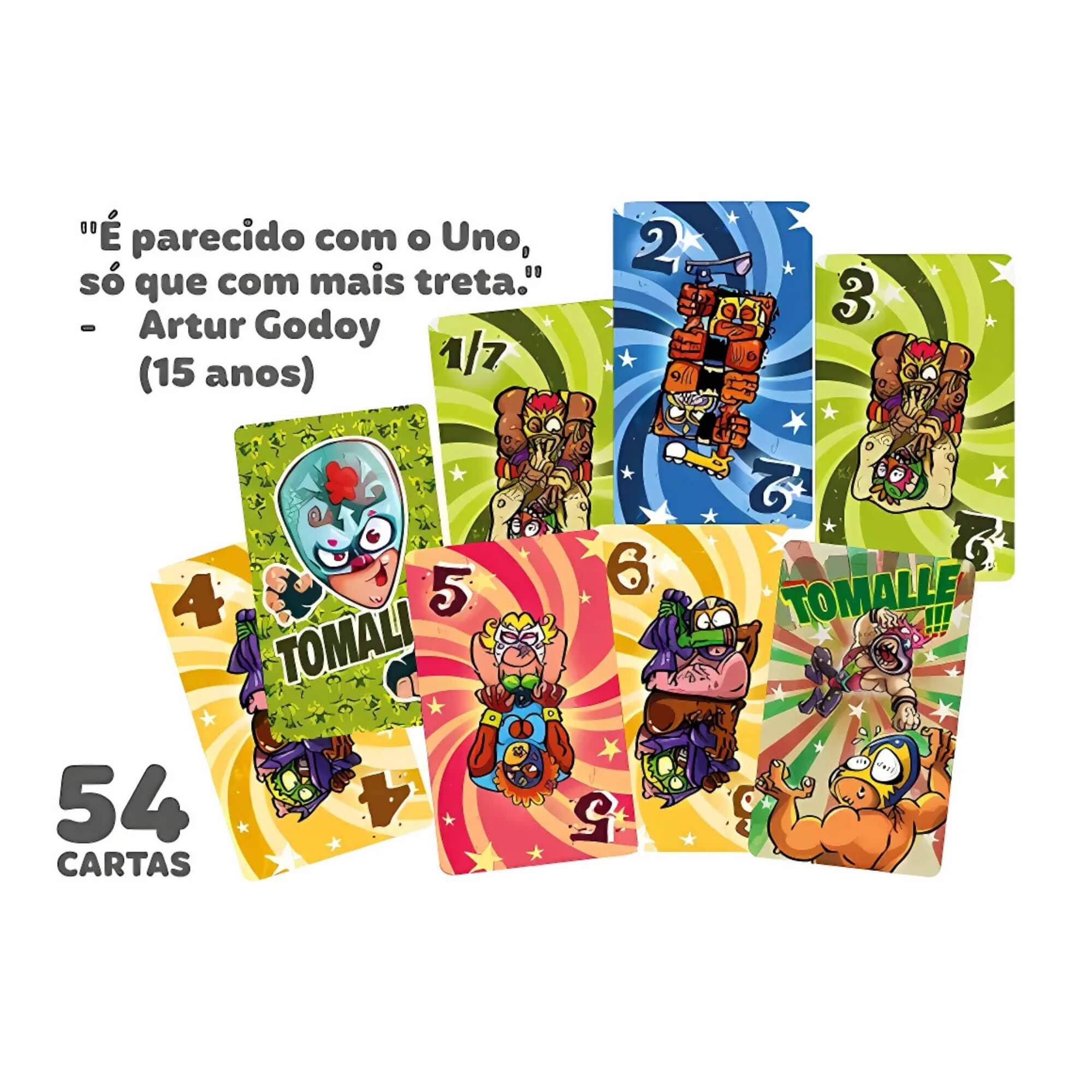 COMP Kit Jogos de Tabuleiro e Cartas: Perguntados Copag + Tomalle Cooper Fun